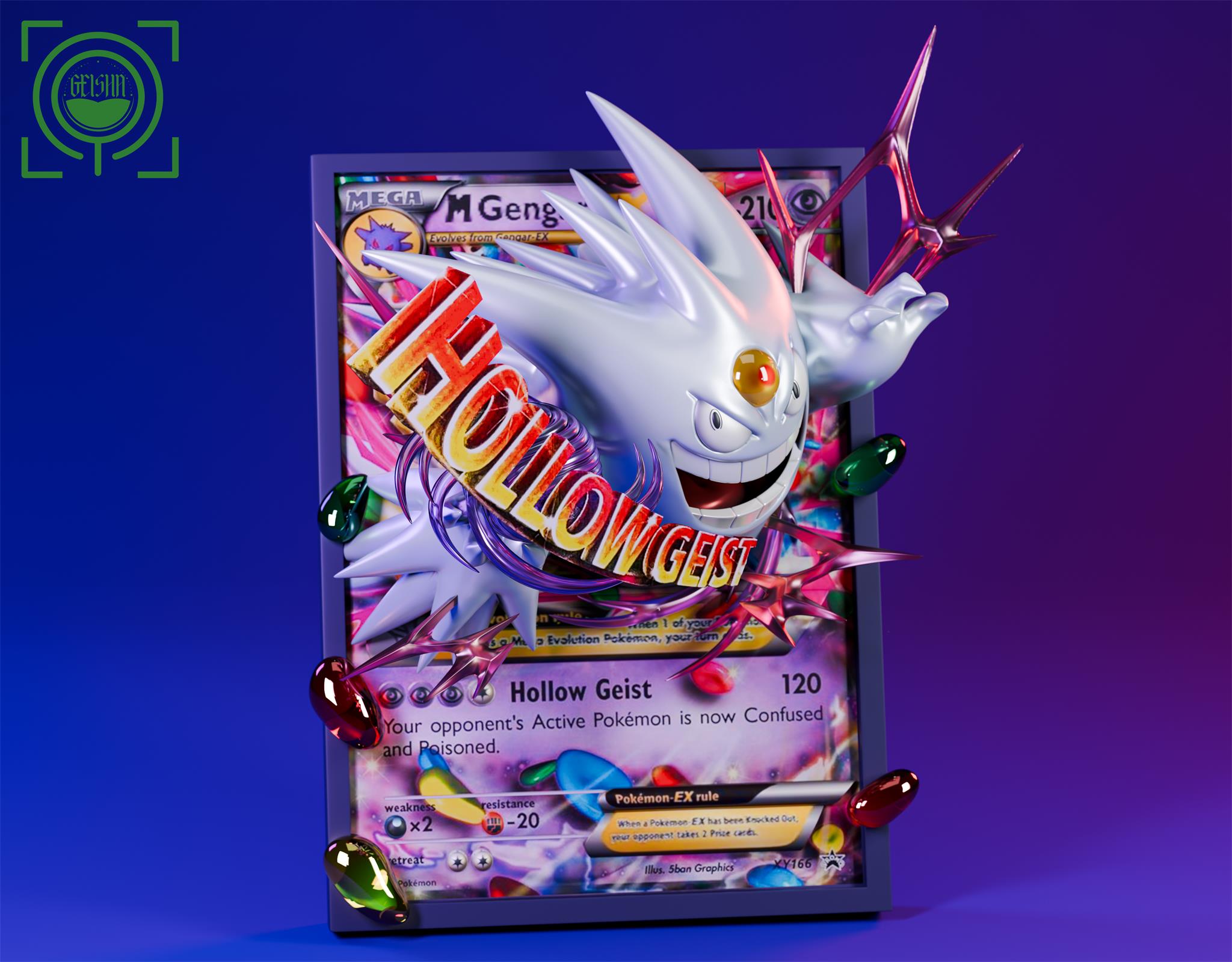 【Pre-sale】M Gangar-EX-Pokemon-GEISHA Studio