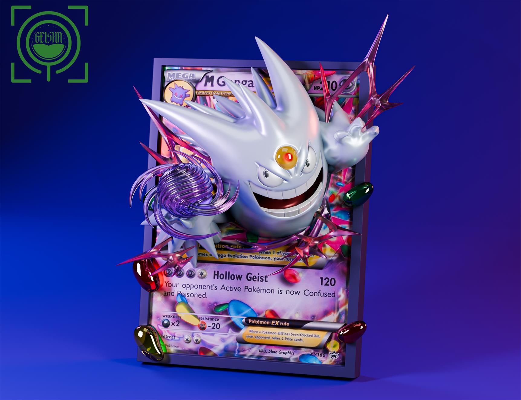 【Pre-sale】M Gangar-EX-Pokemon-GEISHA Studio