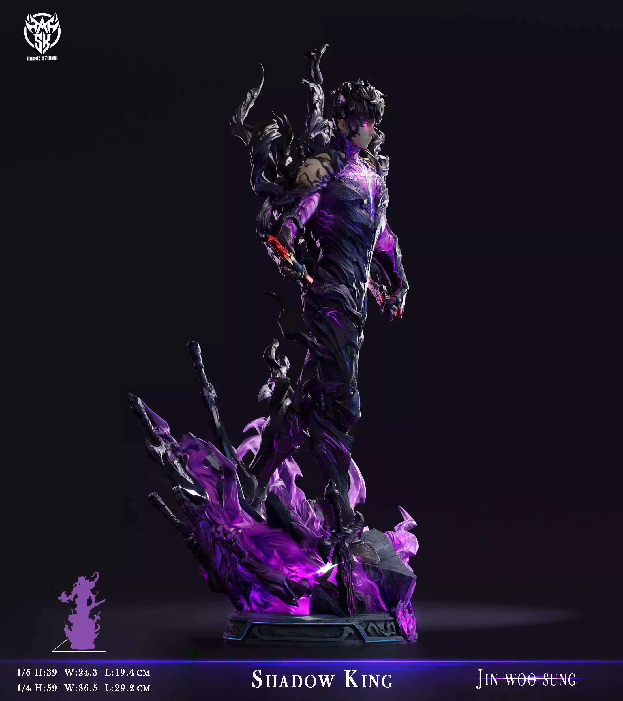 【Sold out】1/6 & 1/4 Scale Shadow King ChengXiaoYu-Mask Studio