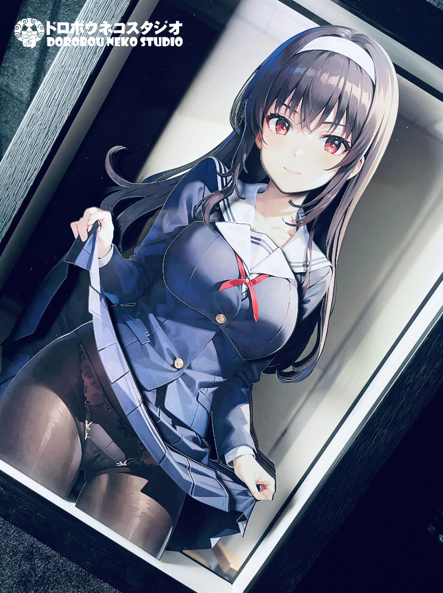 【In stock】DSMG-092 Decorative Painting of Kasumigaoka Utaha-冴えない彼女の育てかた-Dorobou Neko Studio