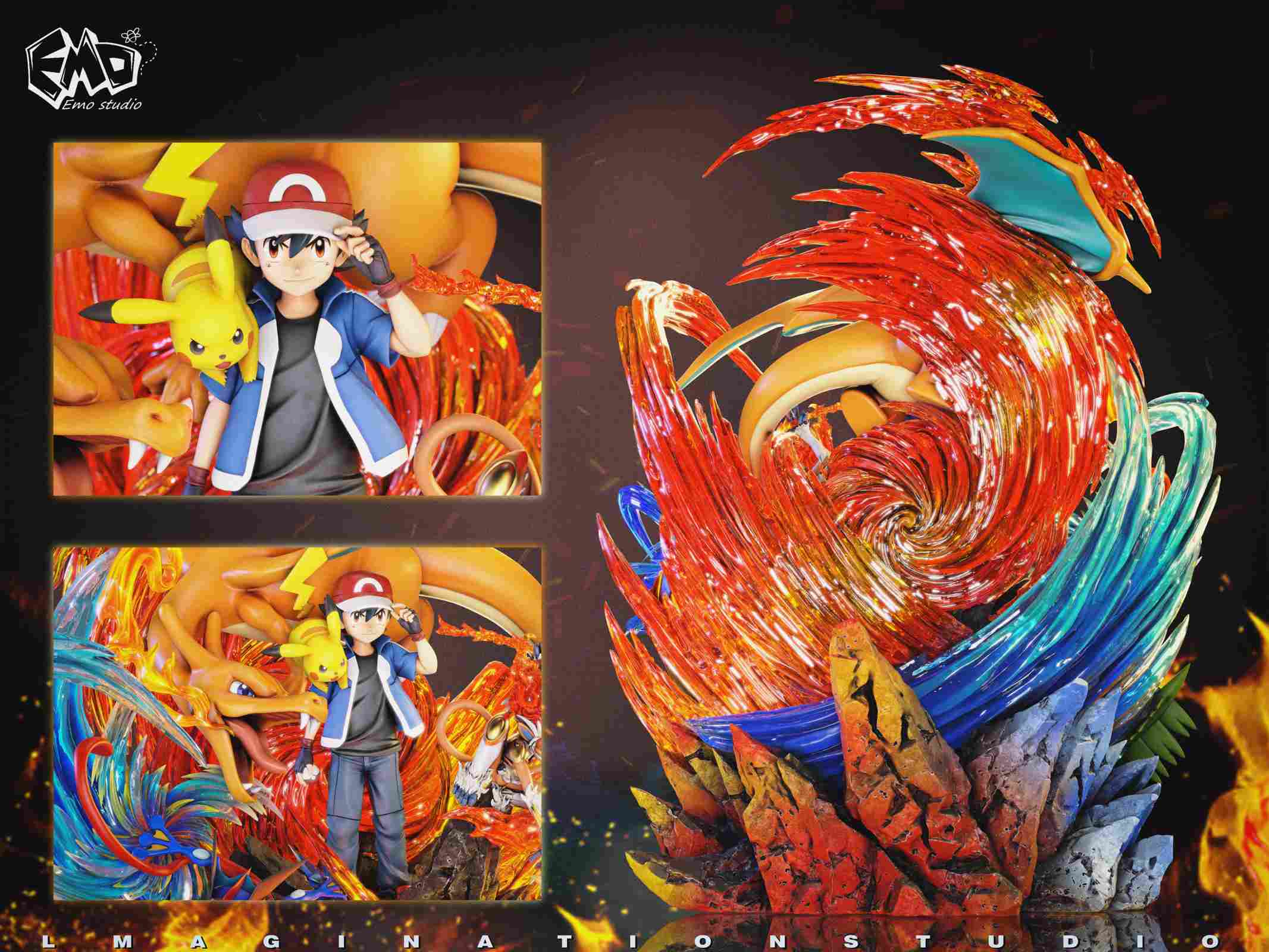 【Sold out】Graduation Statue Series 001 Ash Ketchum with LED-Pokemon-EMO Studio