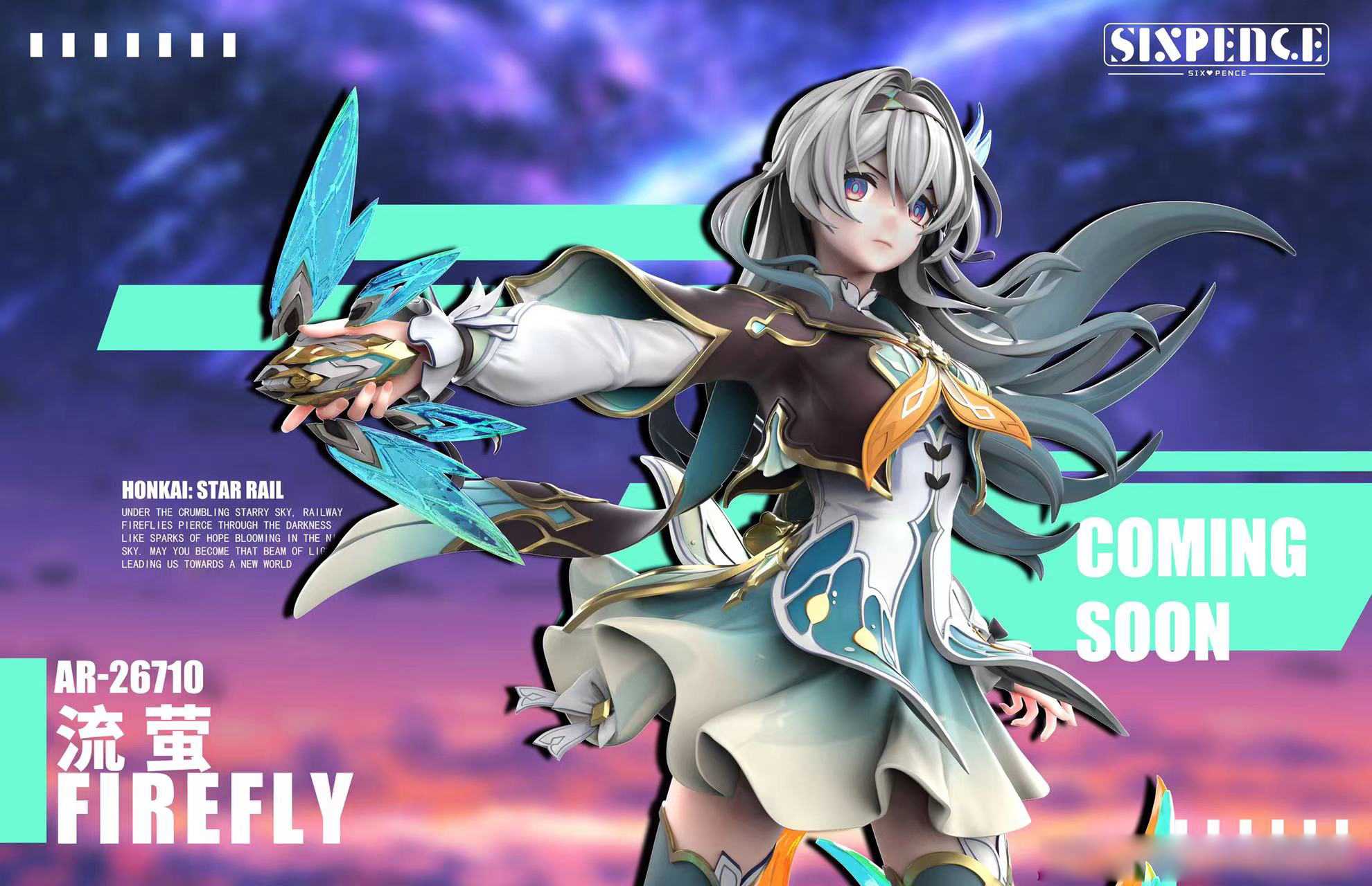 【Pre-sale】1/6 Scale Firefly-Honkai: Star Rail-Six Pence Studio