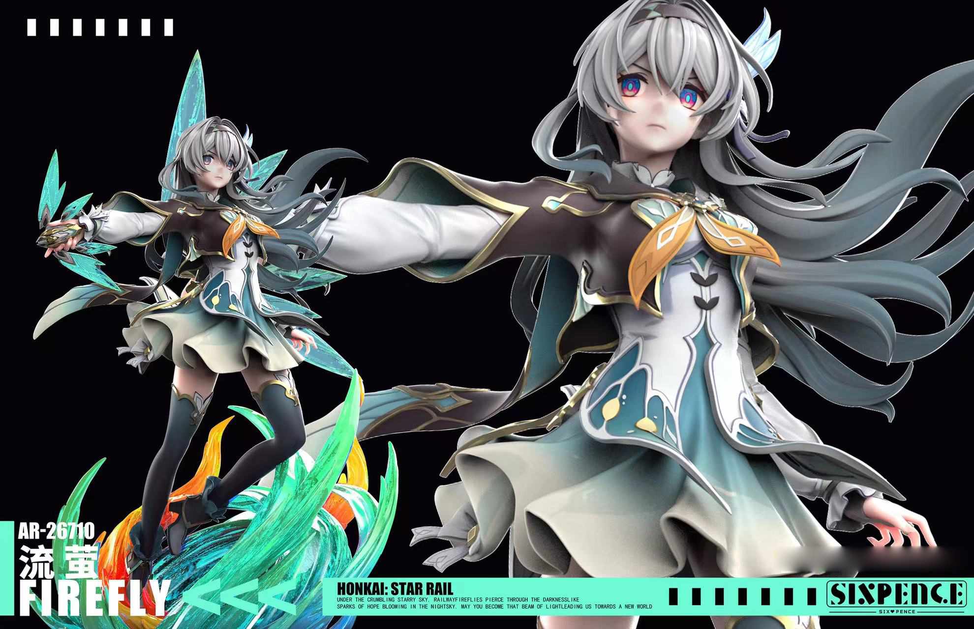 【Pre-sale】1/6 Scale Firefly-Honkai: Star Rail-Six Pence Studio