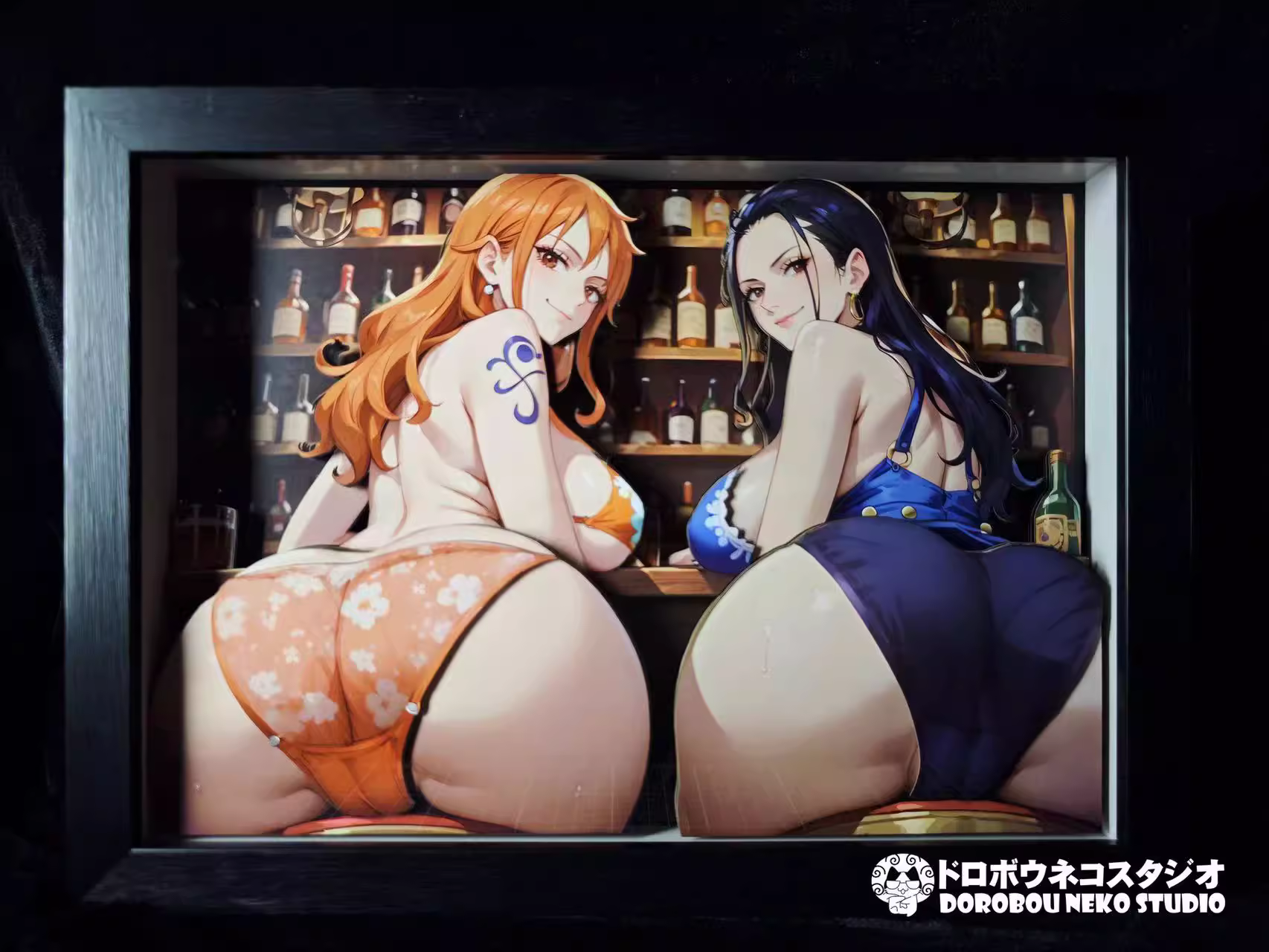【In stock】DSMP-004 Decorative Painting of Nami & Robin-Dorobou Neko Studio