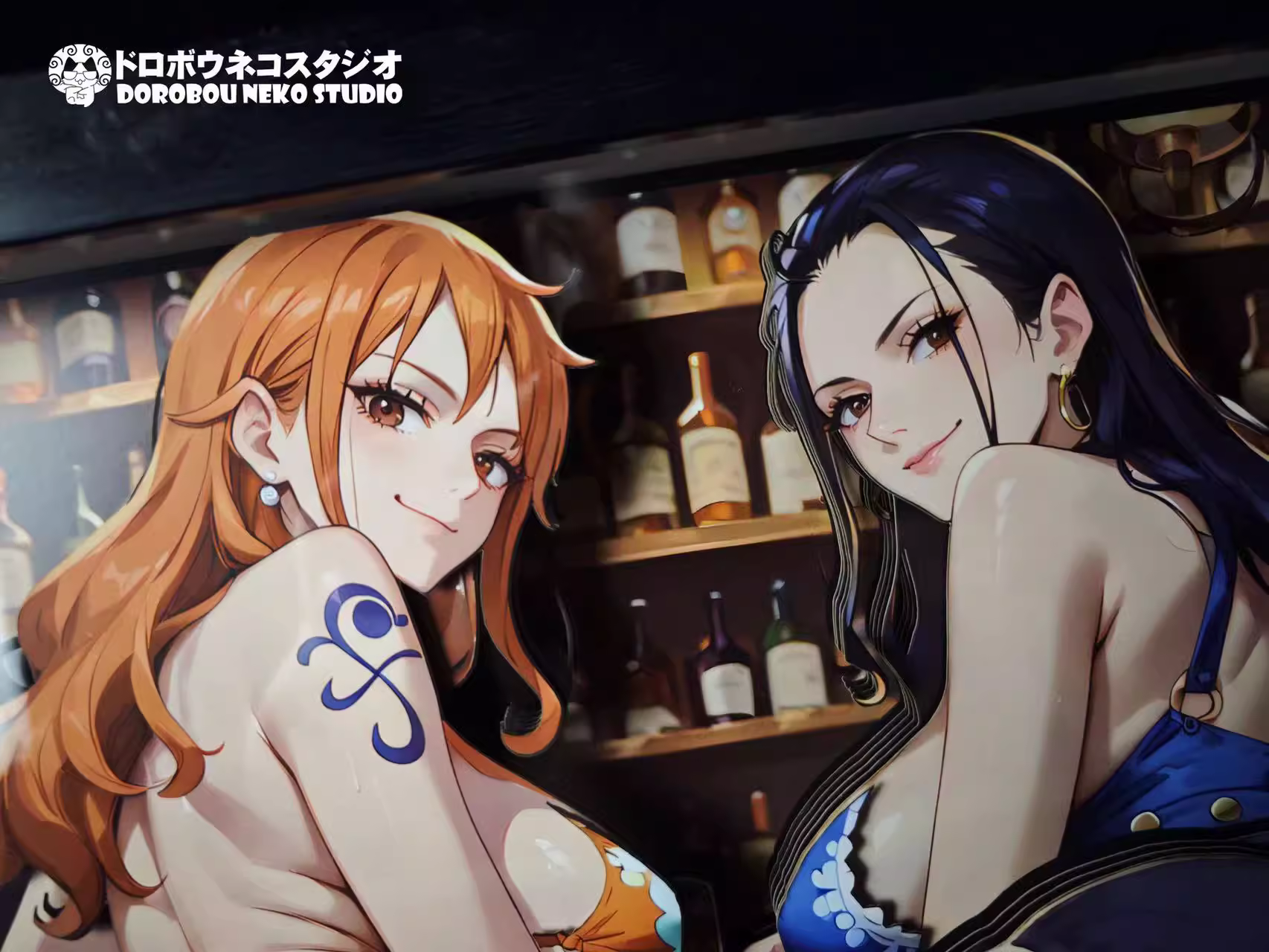 【In stock】DSMP-004 Decorative Painting of Nami & Robin-Dorobou Neko Studio