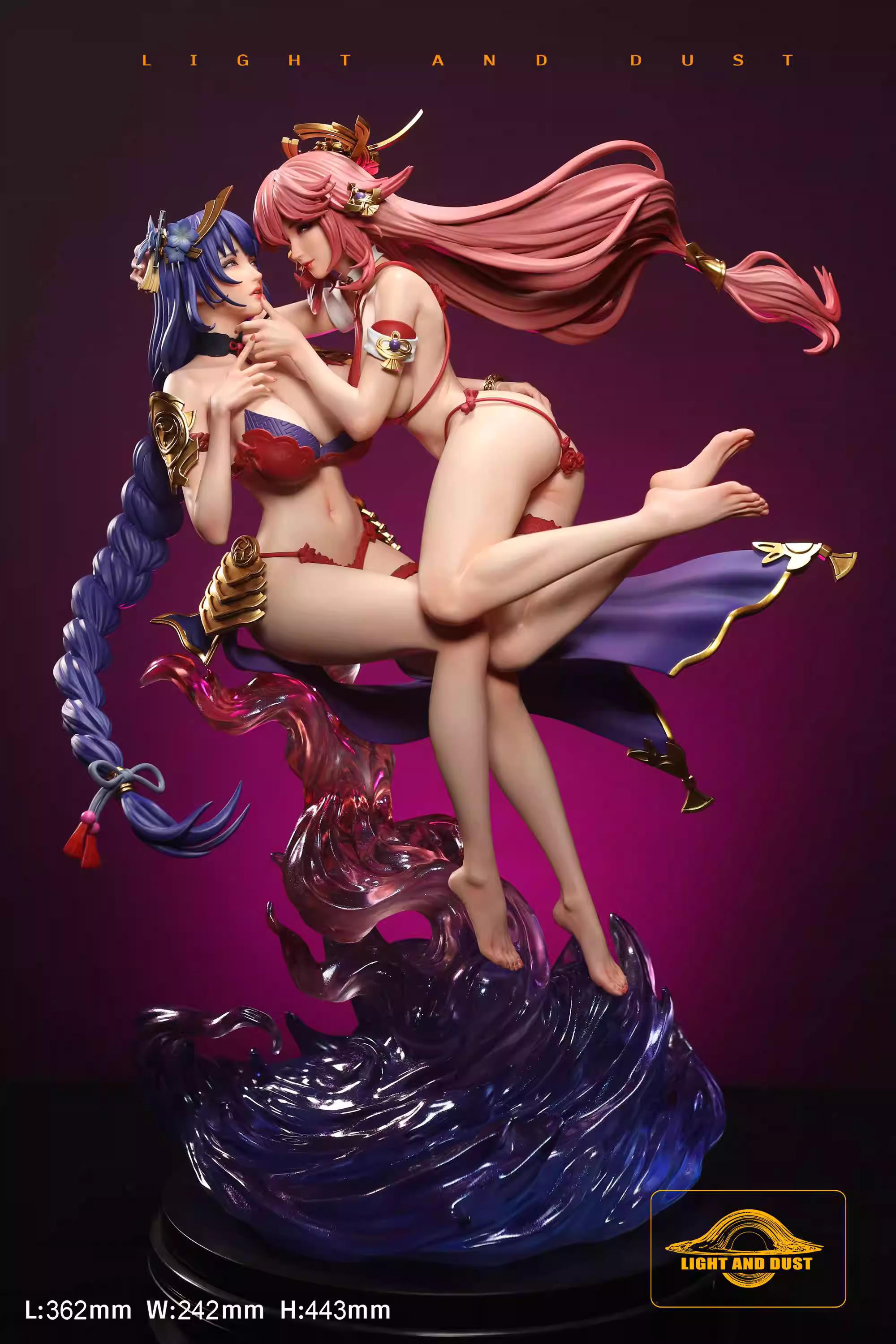 【Pre-sale】1/4 Scale Yao Miko & Raiden Shogun-Genshin Impact-Light and Dust studio