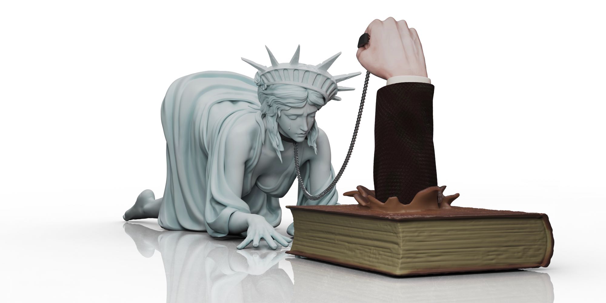 【Pre-sale】1/7 Scale The Enslaved Statue of Liberty-Other series-Watermelon Studio