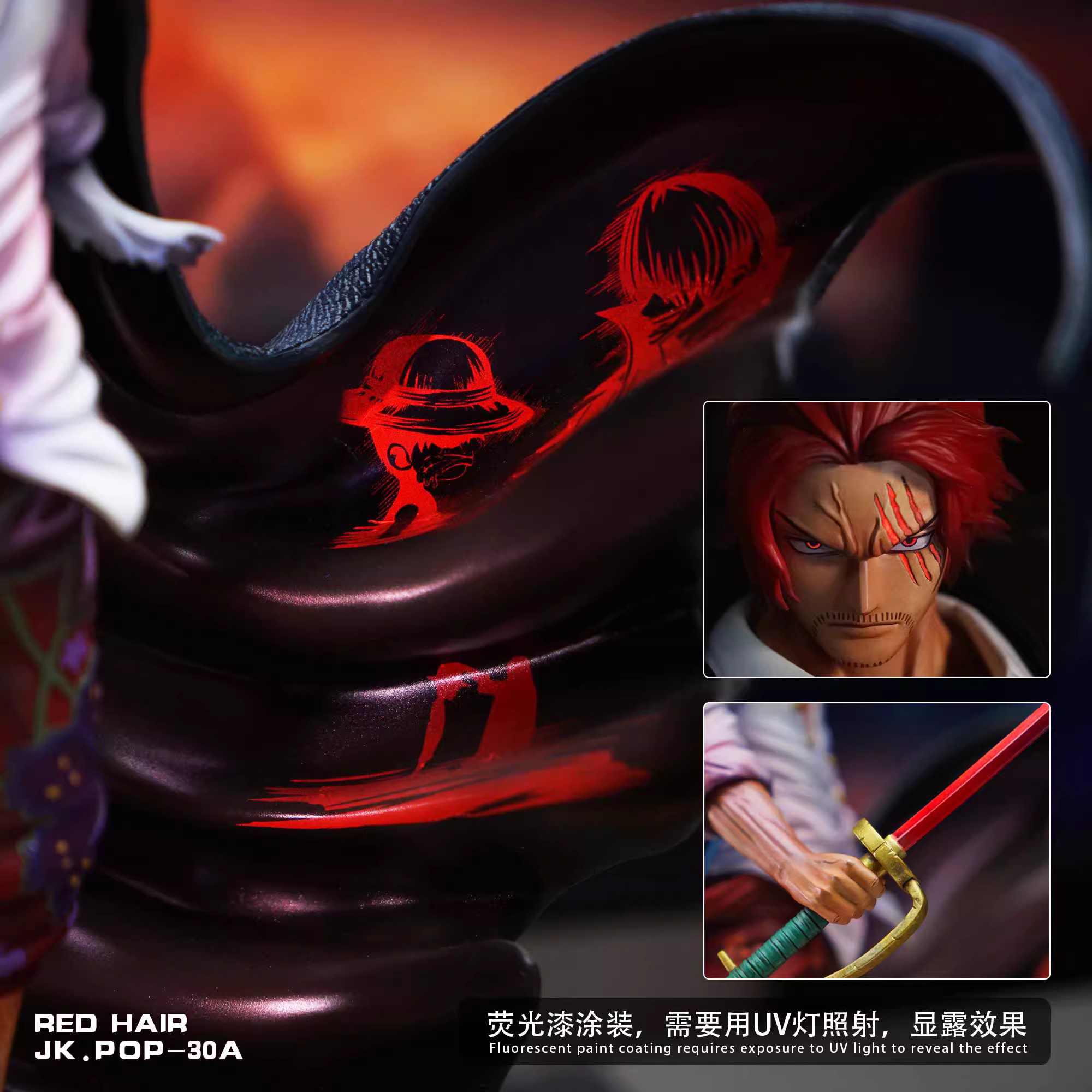 【Pre-sale】POP-30-A Standing Red-haired Shanks-JK Studio