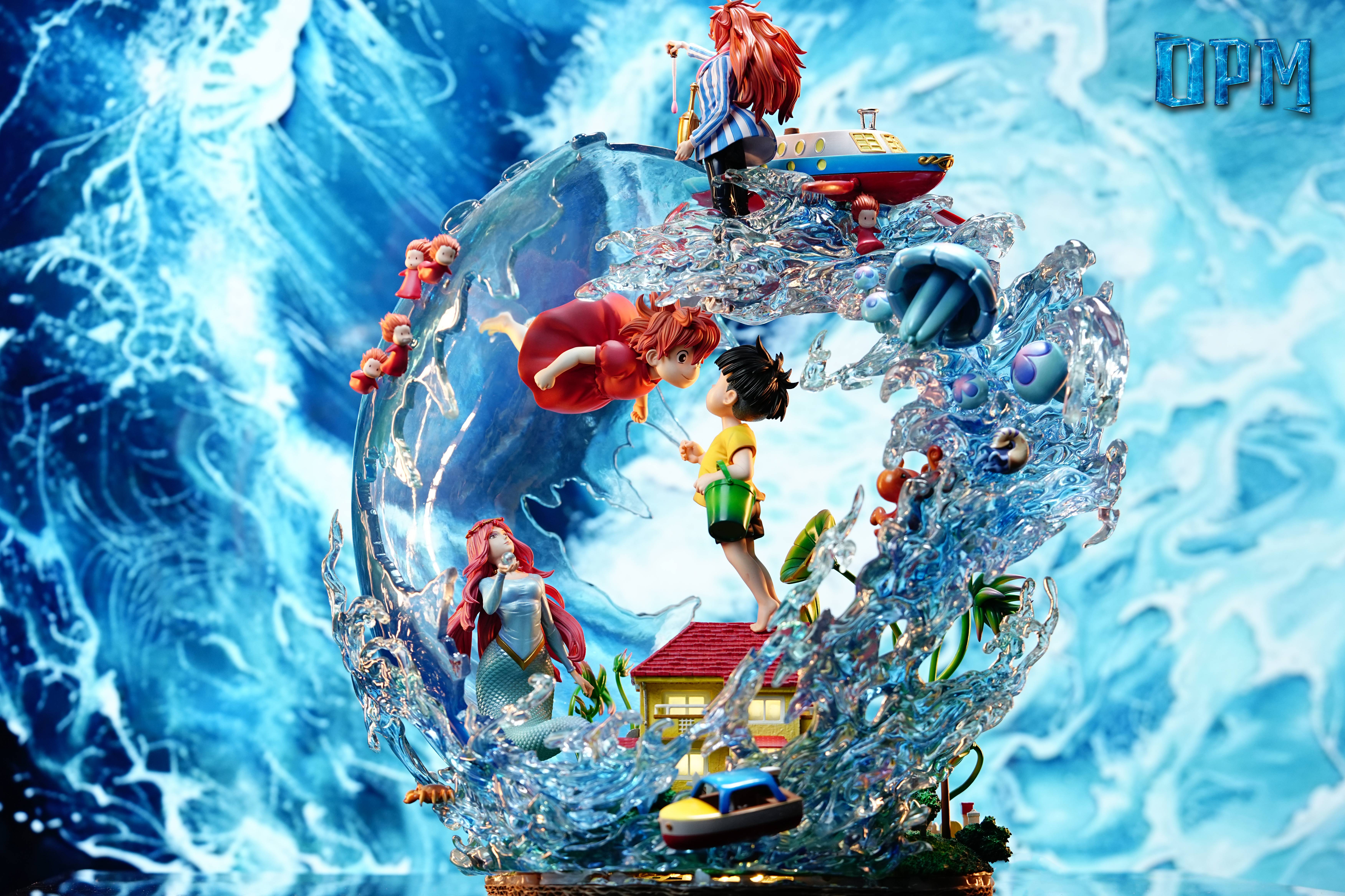 【Sold out】CP002 Ponyo & Sosuke-Ponyo on the Cliff-OPM Studio