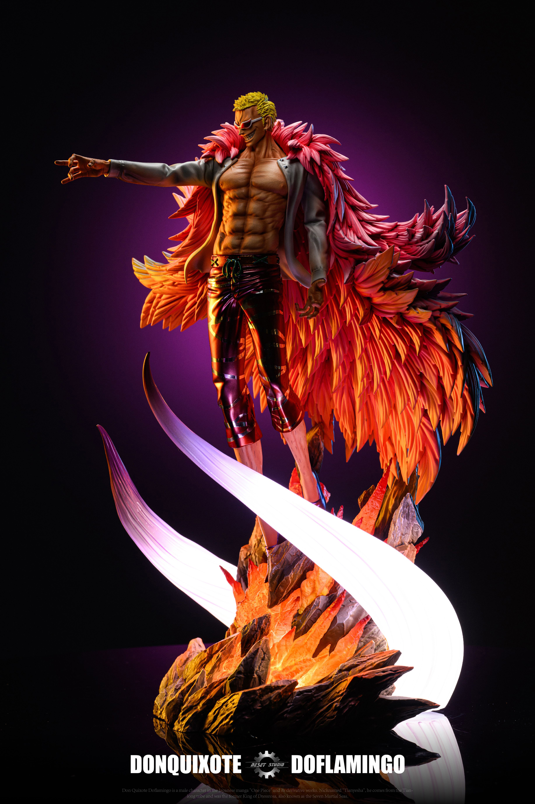 【Sold out】POP Scale Holy Bullet Donquixote Doflamingo with LED-Reset Studio