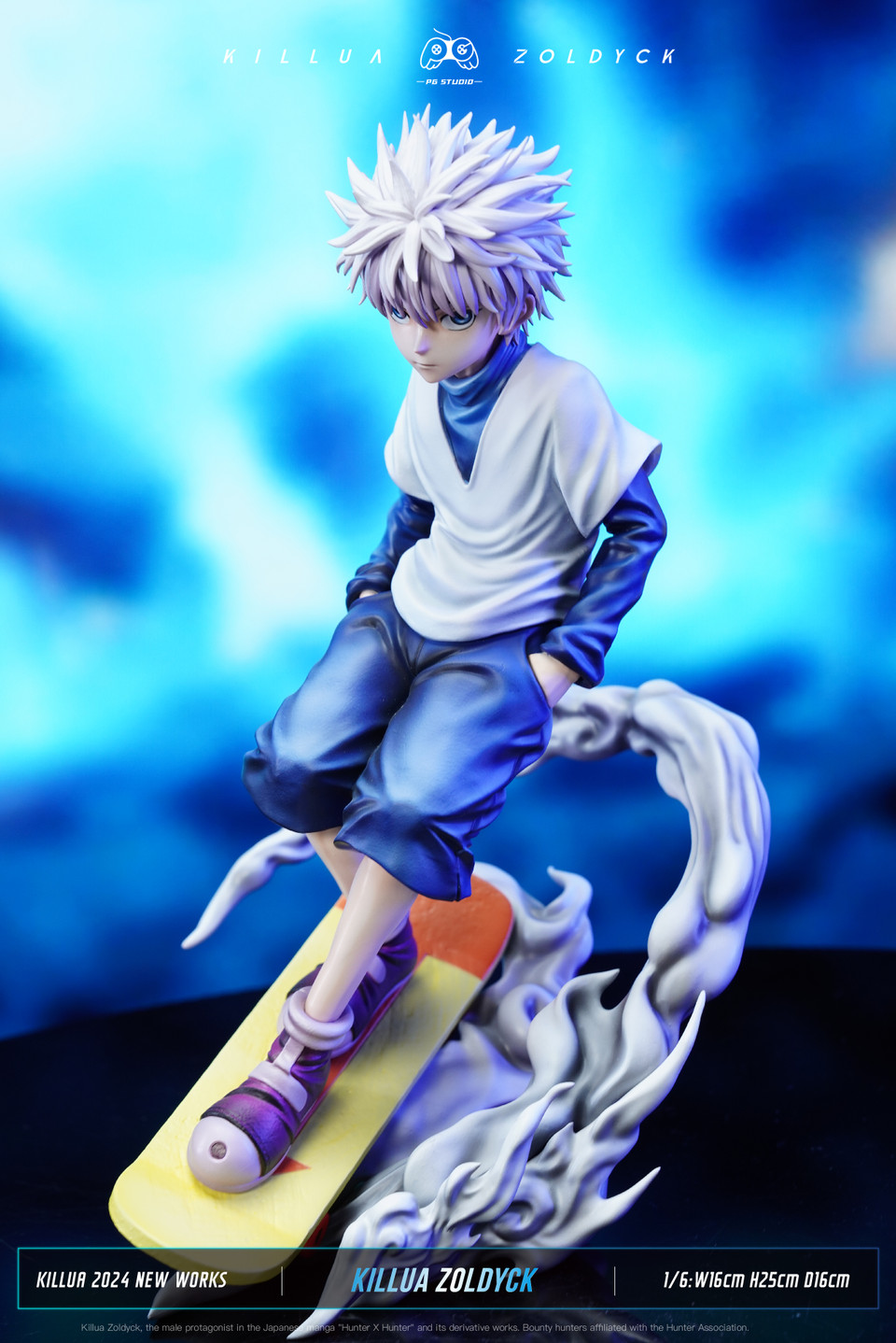 【Pre-sale closed】1/6 Scale Skateboard Killua Zoldyck-HUNTER X HUNTER-PG Studio