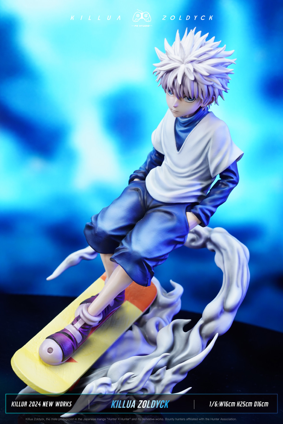 【Sold out】1/6 Scale Skateboard Killua Zoldyck-HUNTER X HUNTER-PG Studio