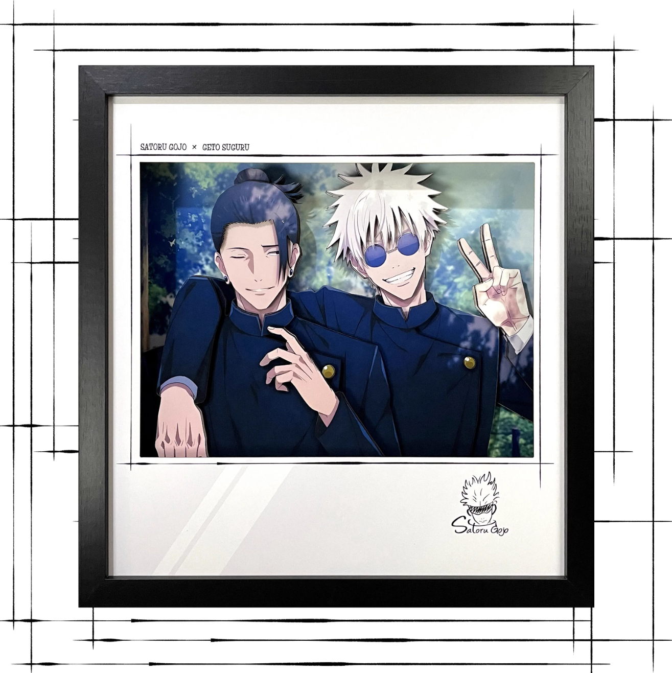 【In stock】Decorative Painting of Gojo & Geto-MOMO Studio