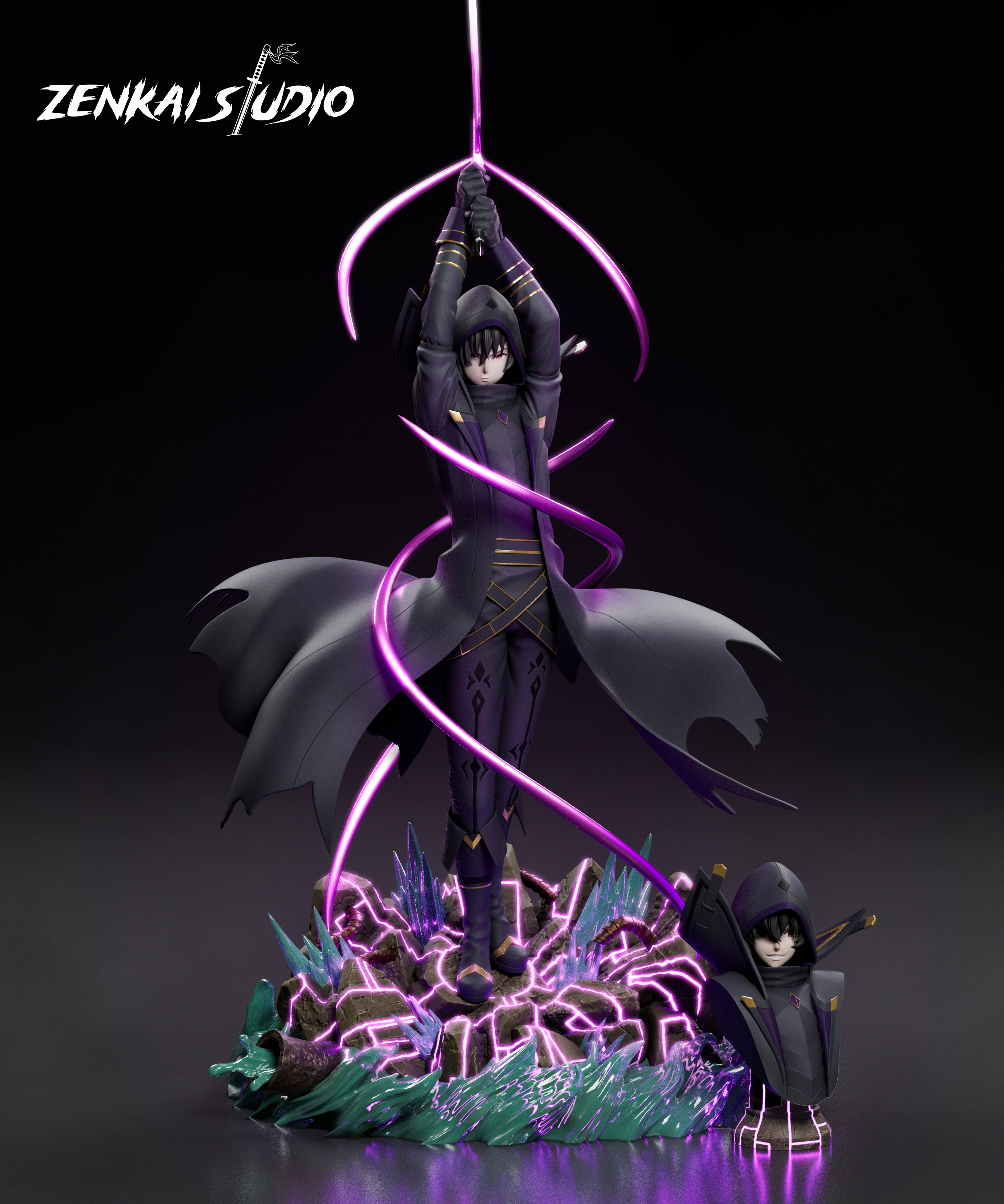【Pre-sale】1/6 Scale Cid Kageno/Shadow-陰の実力者になりたくて!-Zenkai Studio