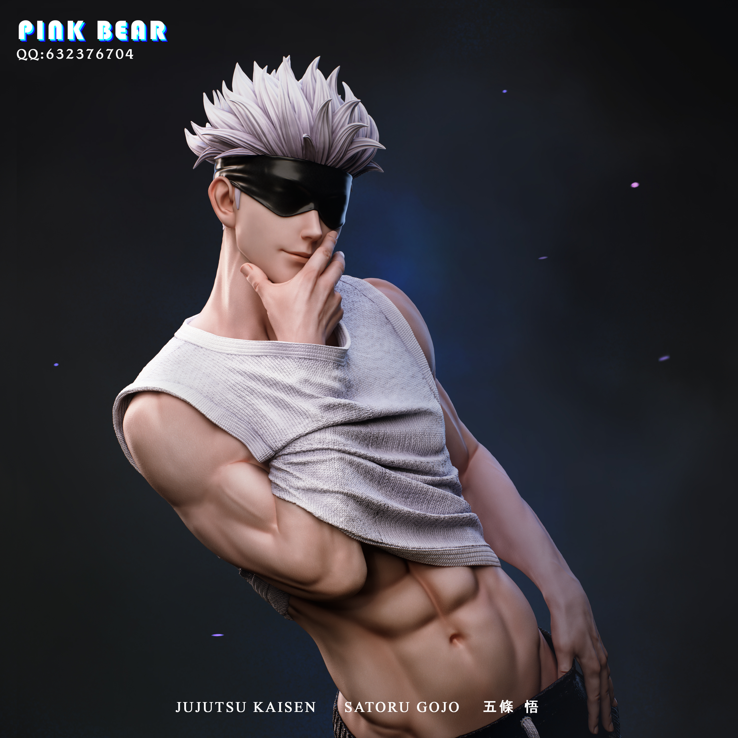 【Sold out no more】1/6 Scale Gojo-Pink Bear Studio