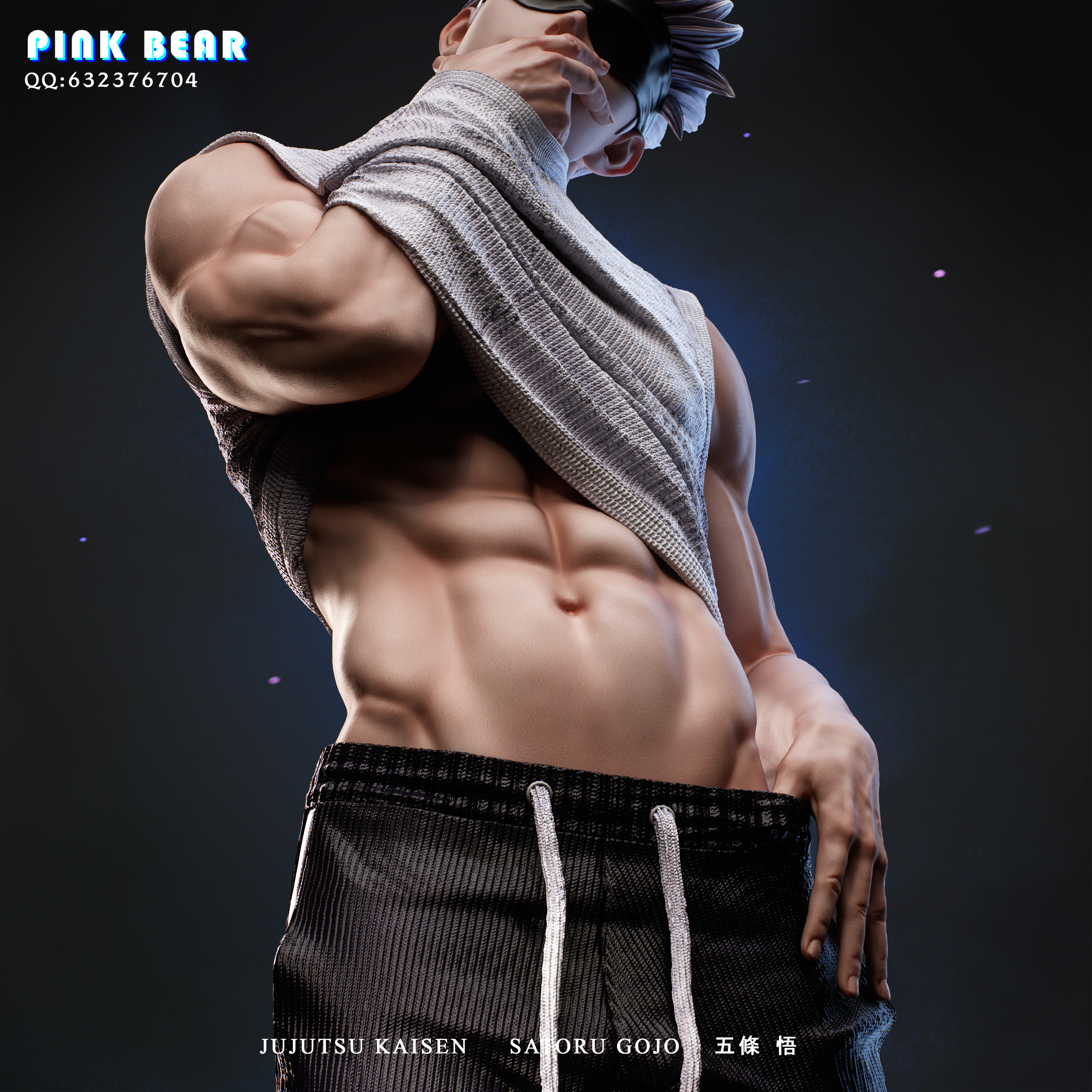 【Sold out no more】1/6 Scale Gojo-Pink Bear Studio
