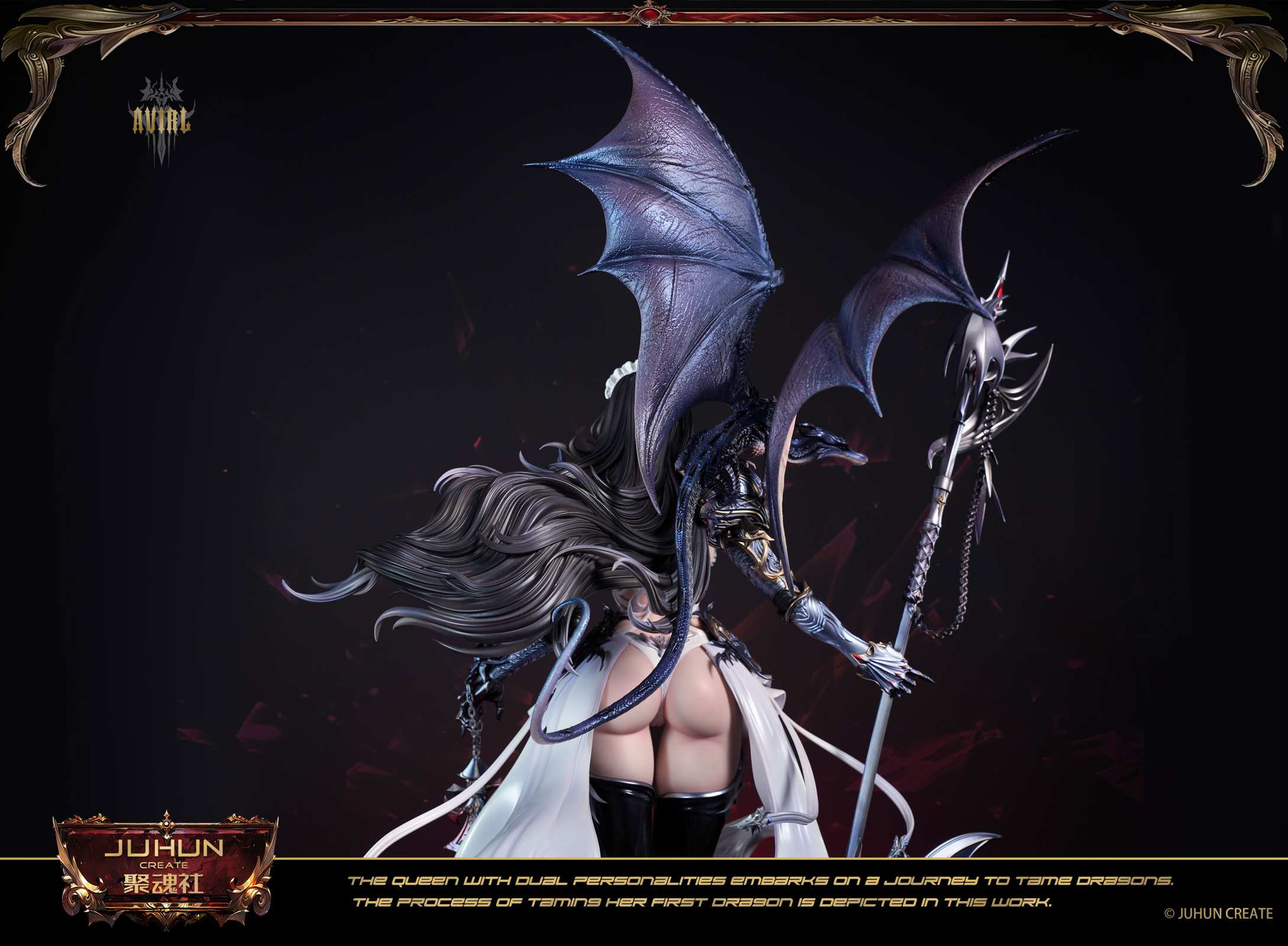 【Sold out】 Dragon Queen/ Maid Avril–Original Design–JuHun Create Studio