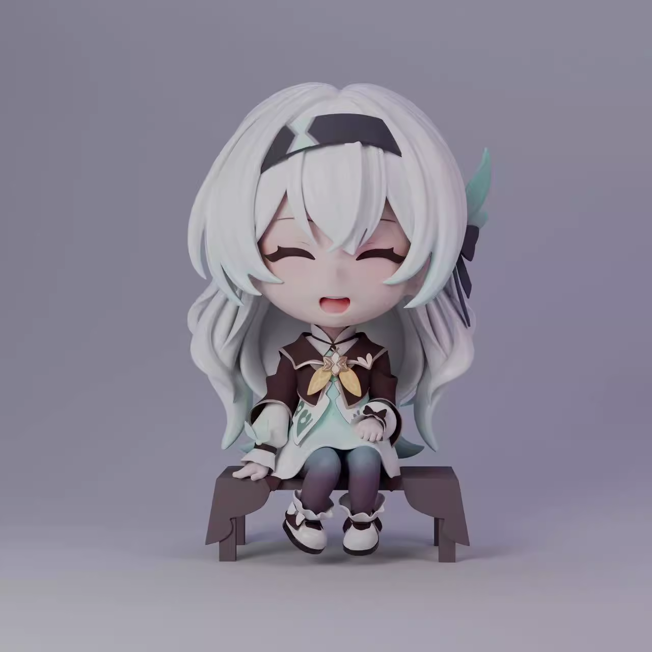 【Pre-sale】Small Bench Series 001 Chibi Ver. Firefly–Honkai: Star Rail–QQAi Studio
