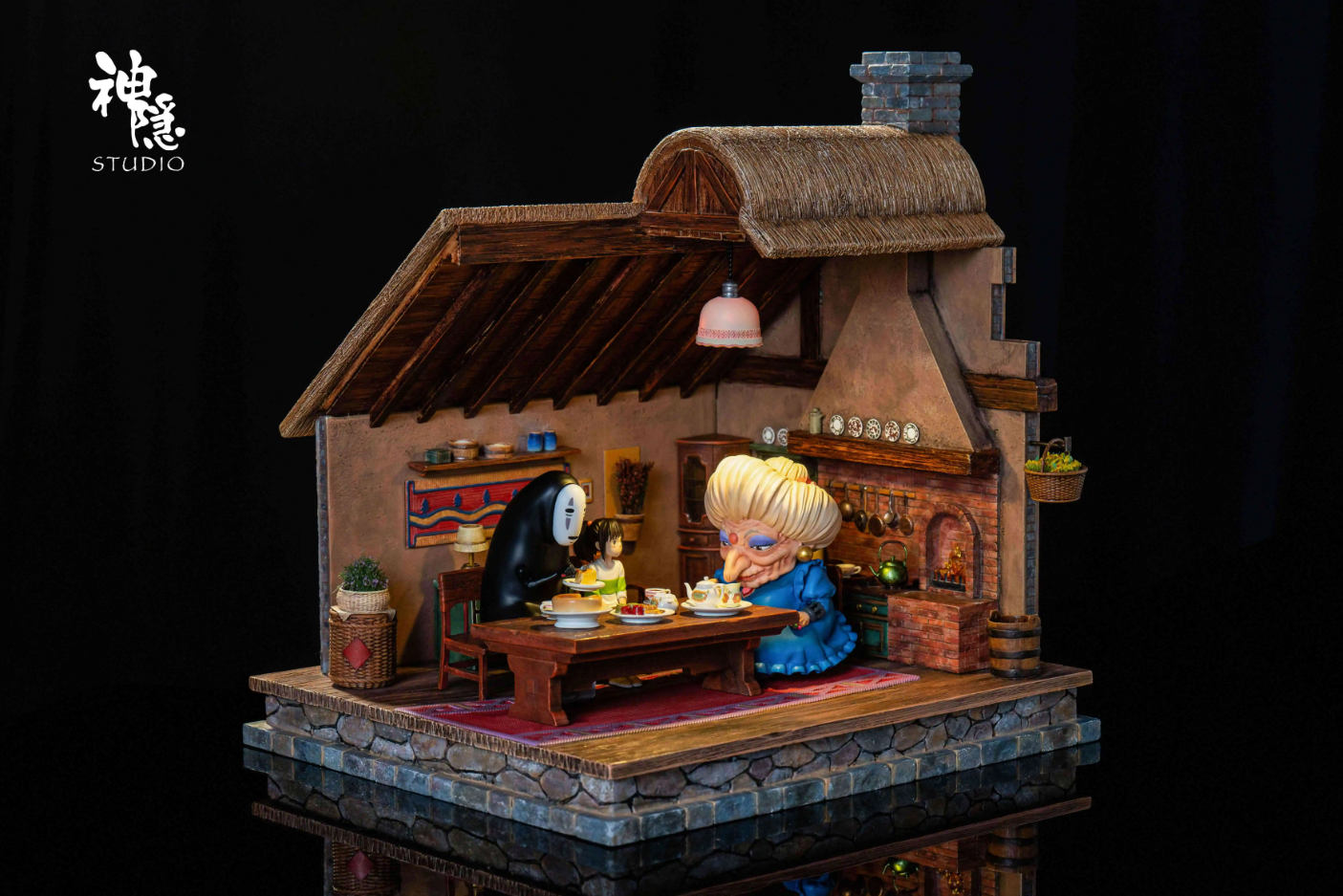 【Sold out】Tea Party No-face Man & ぜにーば-Spirited Away-ShenYin Studio