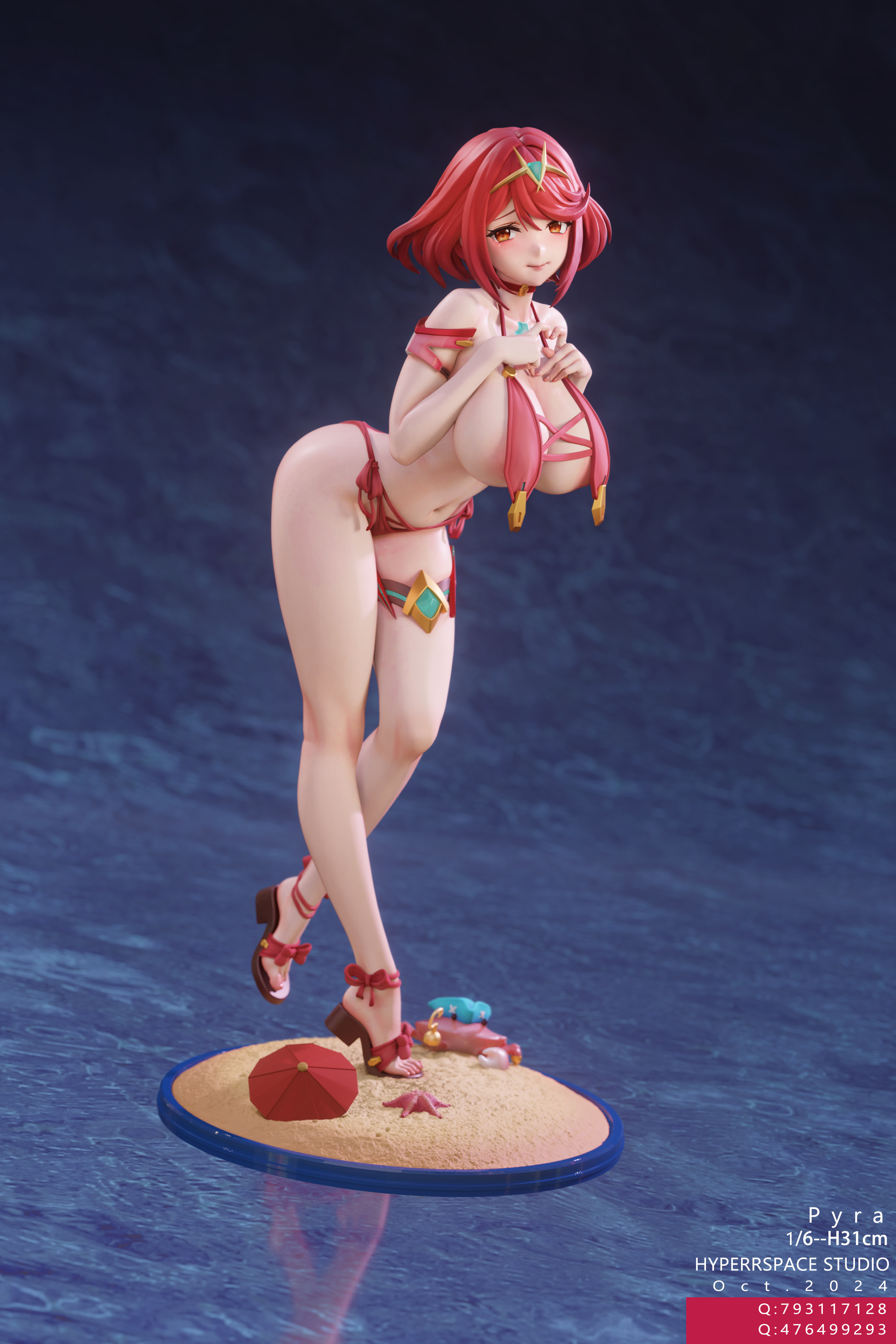 【Sold out】1/6 Scale Mythra & Pyra-Xenoblade Chronicles-Hyperspace Studio