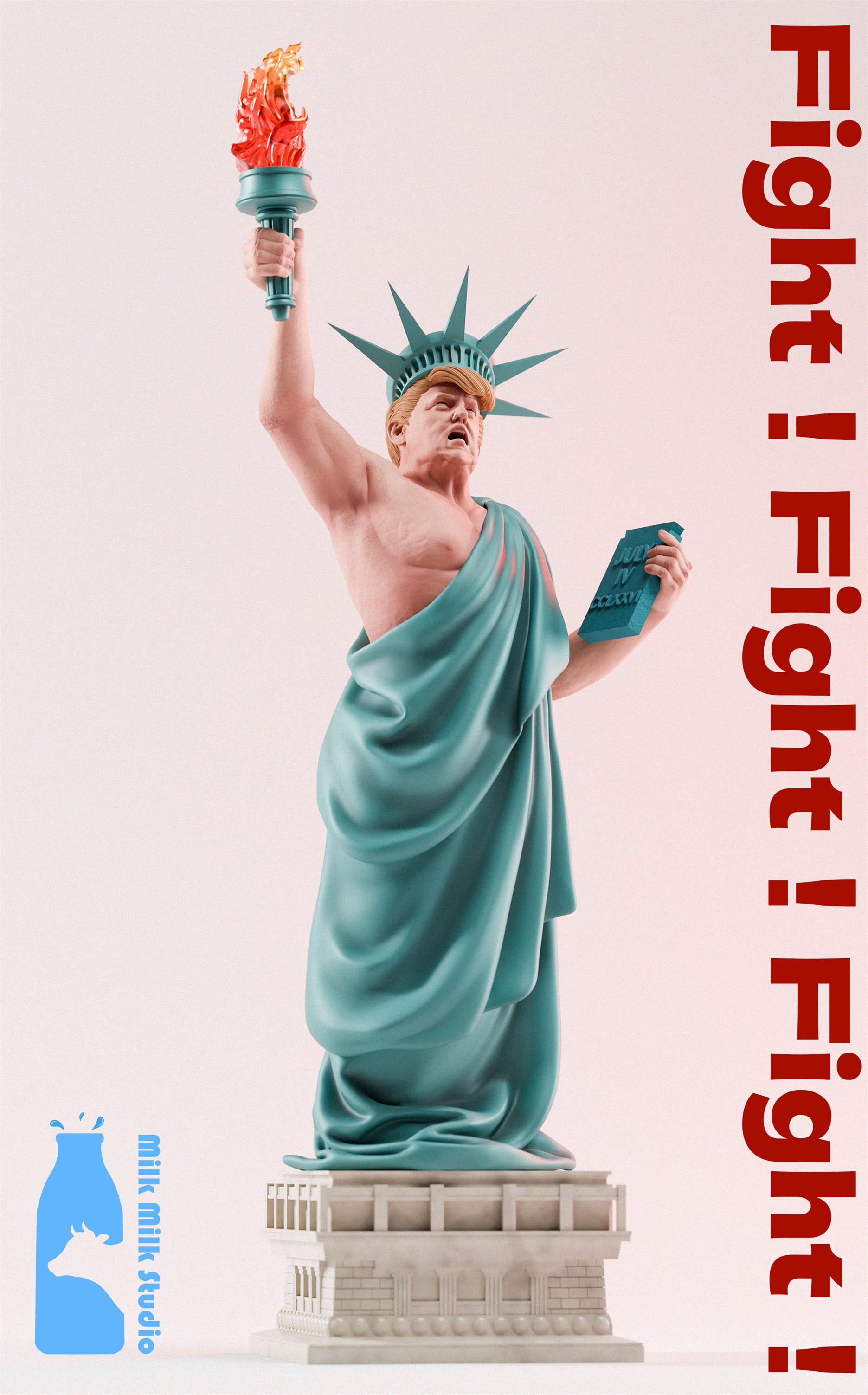 【Pre-sale】1/10 Scale Trump-Other series-Milk Milk Studio