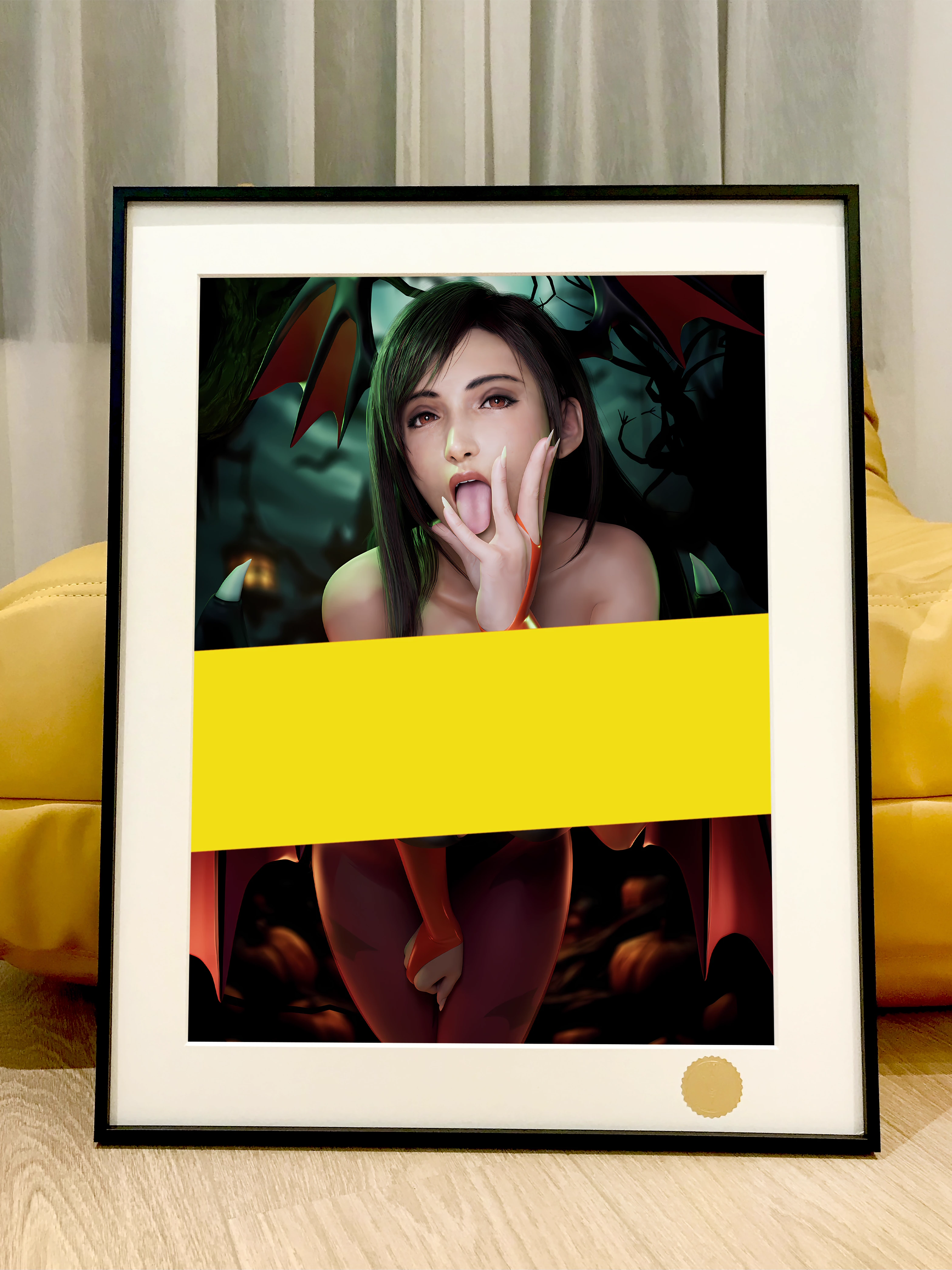 【Pre-sale】Decorative Painting of Tifa-(FF7) Final Fantasy–Xingkong Studio