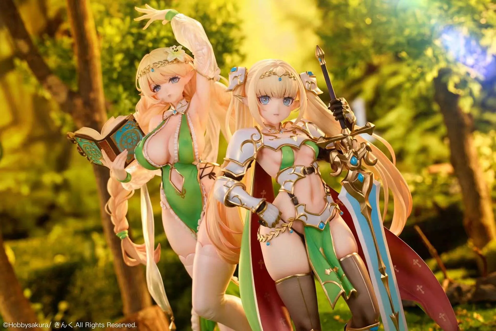 【Pre-sale】1/6 Scale Elf Warrior Myciel & Elf Mage Fenniel-Original Design-Hobby Sakura Studio