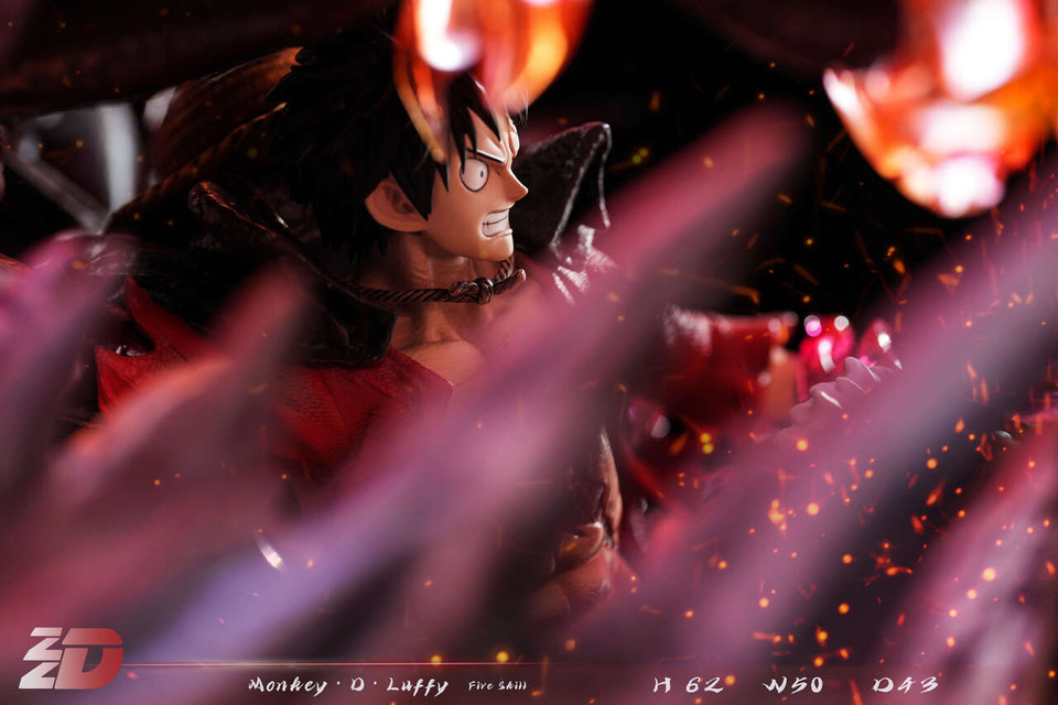【Pre-sale】1/6 Scale RED ROC Luffy with LED-ZZDD Studio
