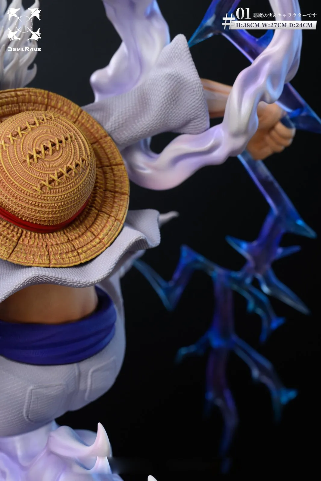 【Pre-sale】Gum-Gum Fruit & Sun God Nika Monkey D. Luffy with LED-Devil Rans Studio