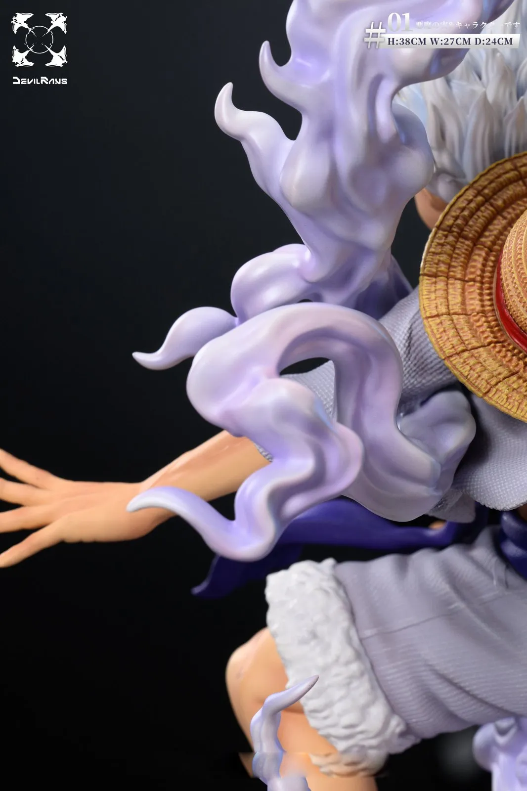 【Pre-sale】Gum-Gum Fruit & Sun God Nika Monkey D. Luffy with LED-Devil Rans Studio