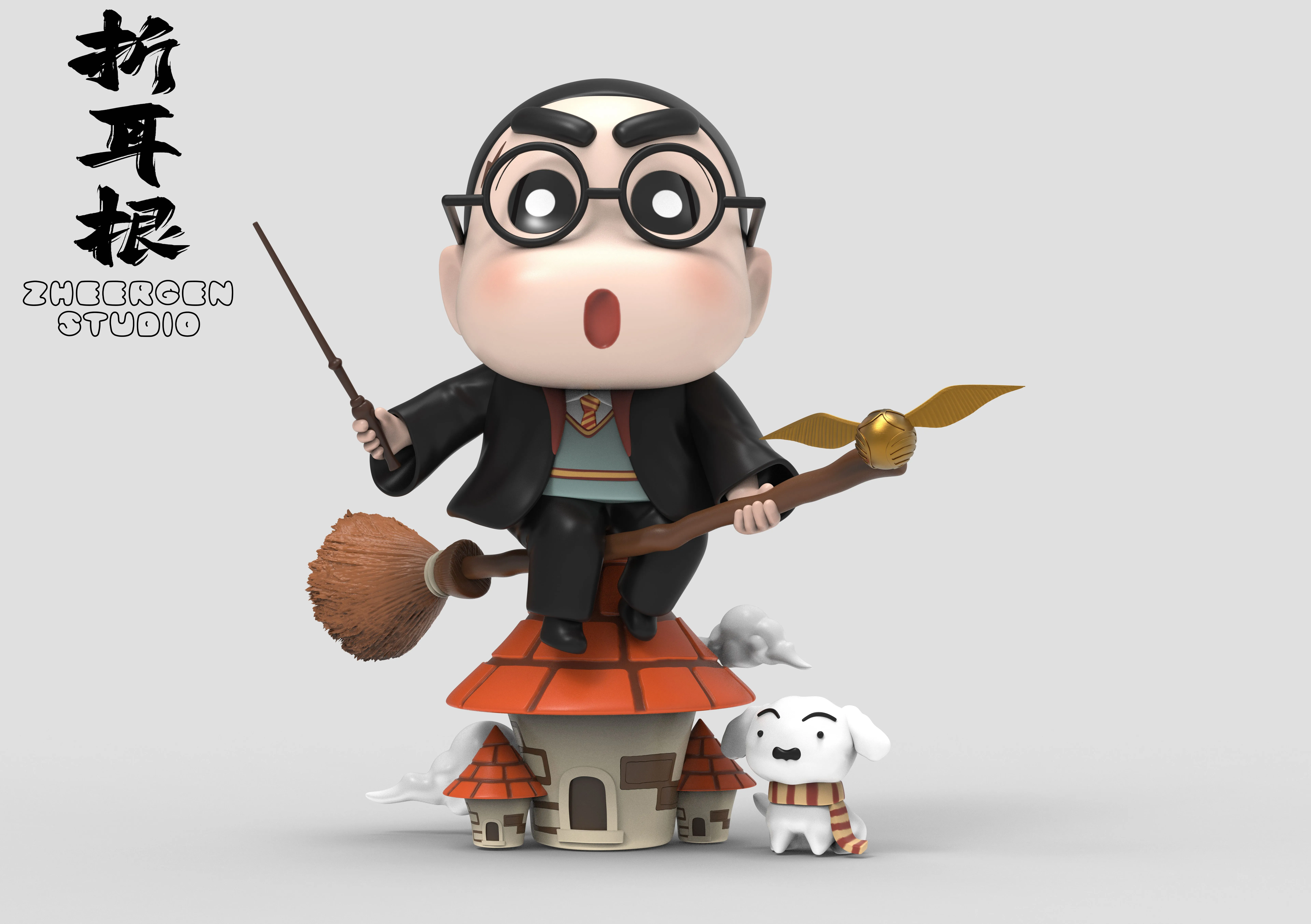【Pre-sale】野原 しんのすけ Cos Harry Poter-Crayon Shin-chan-ZheErGen Studio