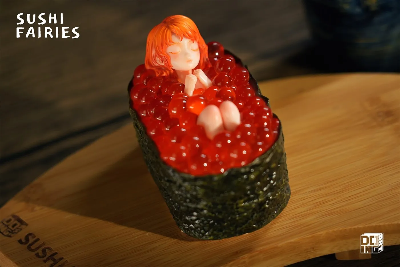 【Sold out】Sleeping Beauty-Sushi Fairies Ikura & Gunkan & Salmon & Sweet Shrimp-Original Design-WeArtDoing