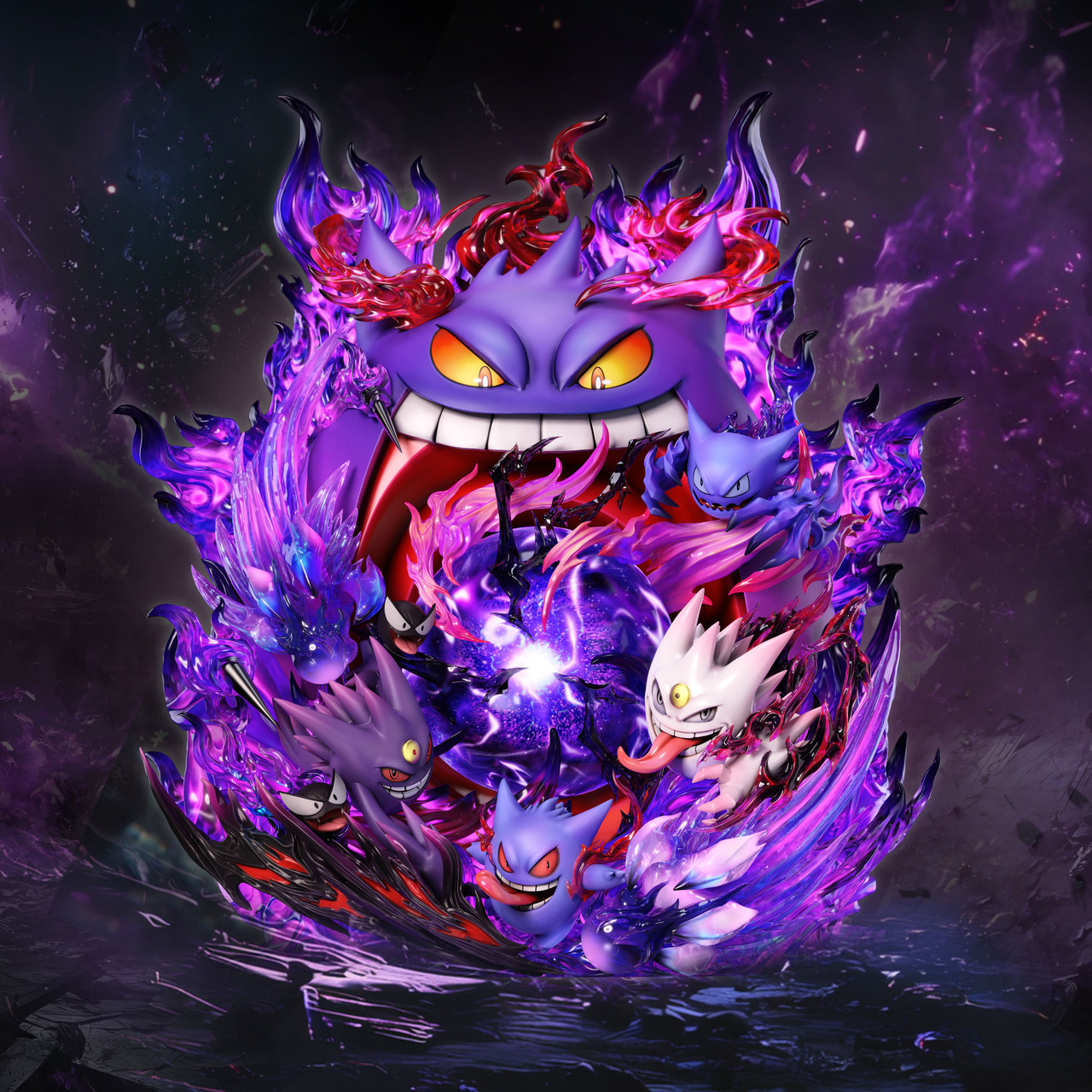 【Sold out】Gengar with LED-Pokemon-EMO Studio