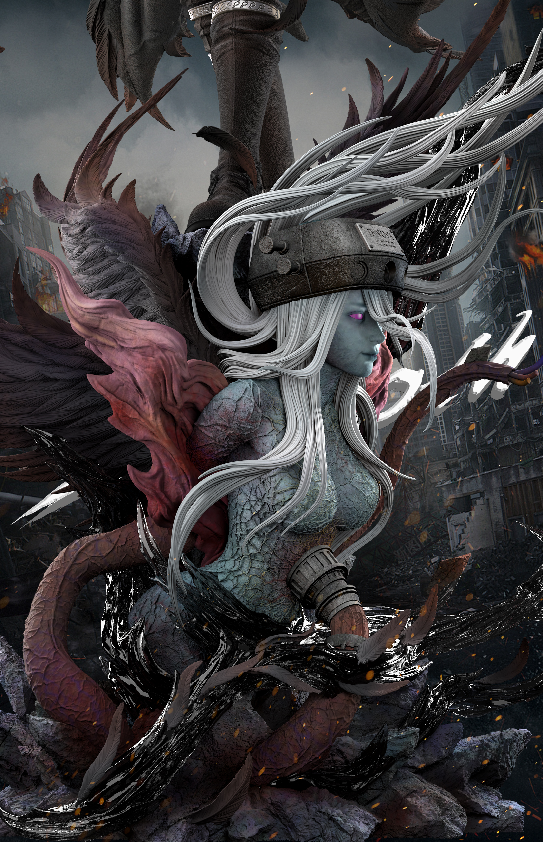 【Sold out】1/6 & 1/4 Scale Sephiroth-(FF7) Final Fantasy-hf Studio