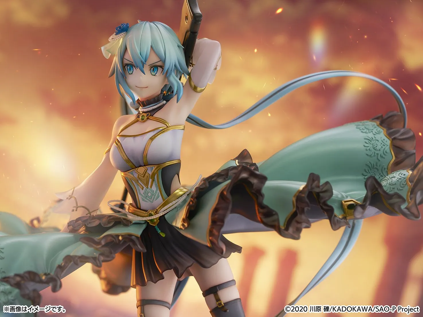 【Pre-sale】1/7 Scale Crystal Dress Ver. Asada Shino-Sword Art-SSF Studios