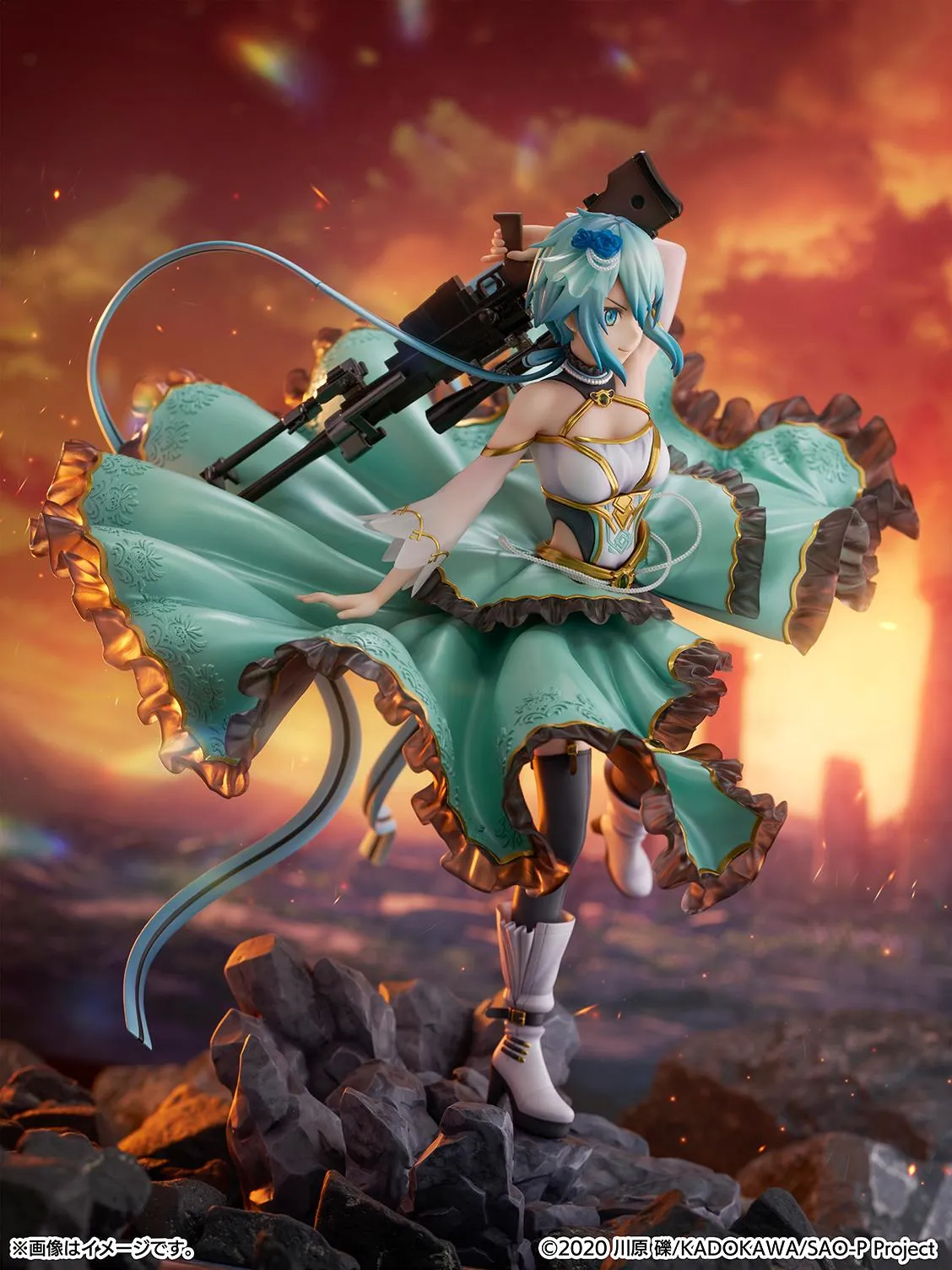 【Pre-sale】1/7 Scale Crystal Dress Ver. Asada Shino-Sword Art-SSF Studios