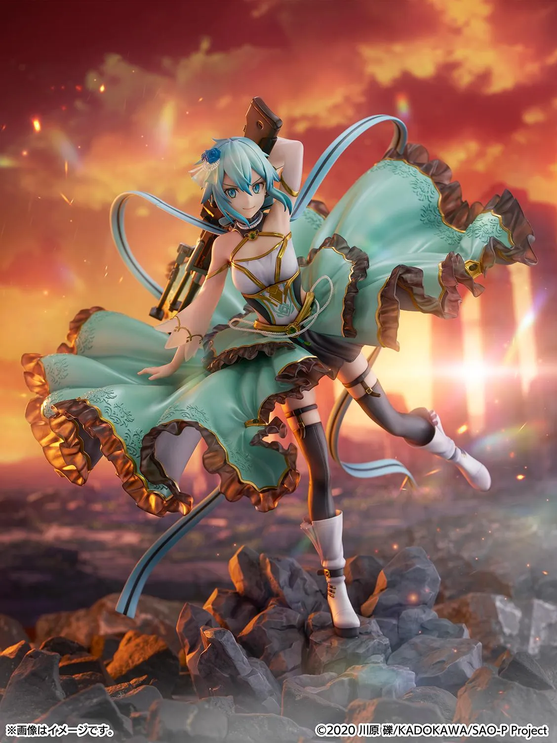 【Pre-sale】1/7 Scale Crystal Dress Ver. Asada Shino-Sword Art-SSF Studios