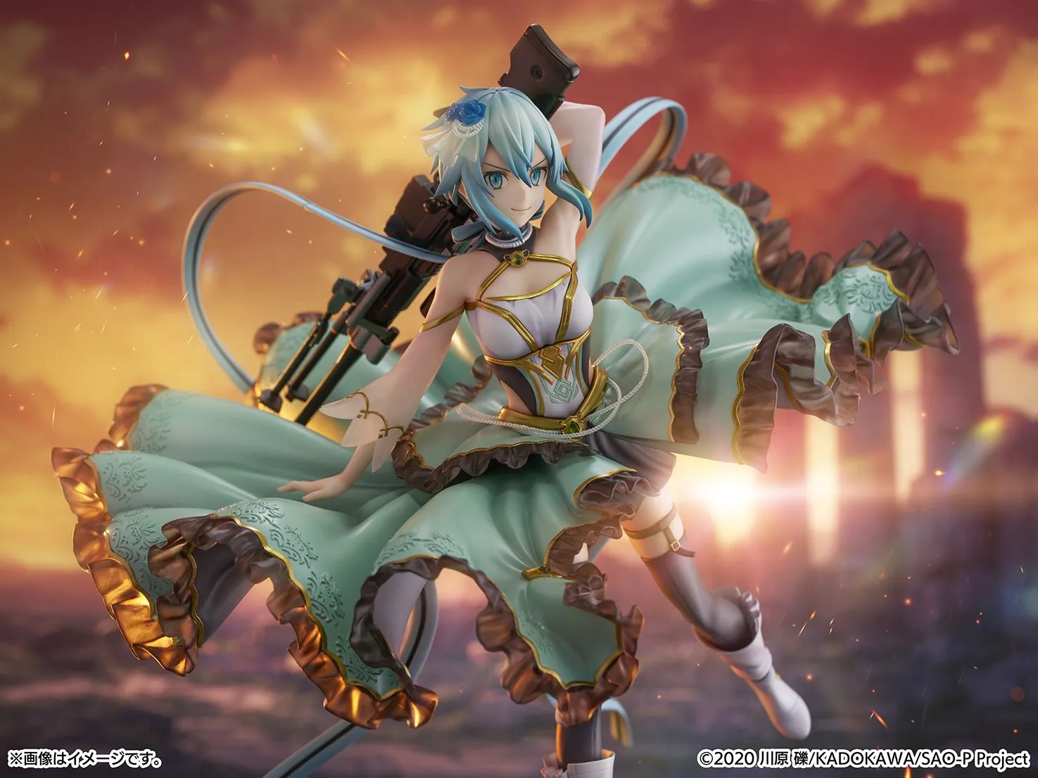 【Pre-sale】1/7 Scale Crystal Dress Ver. Asada Shino-Sword Art-SSF Studios