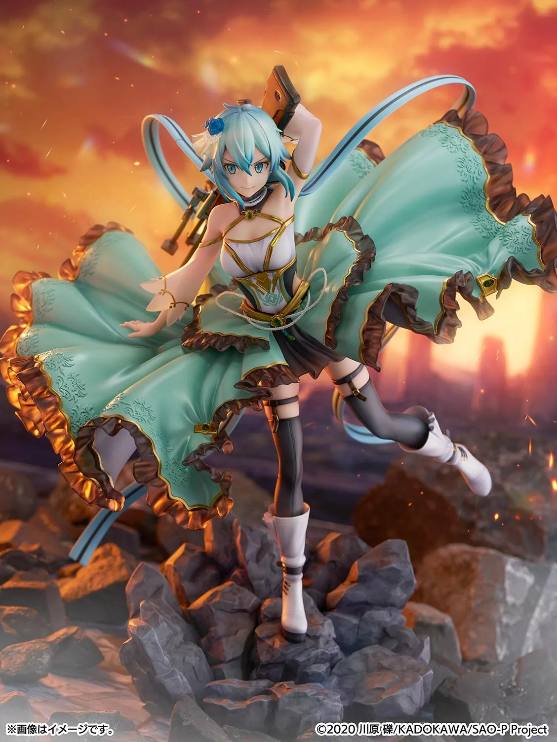 【Pre-sale】1/7 Scale Crystal Dress Ver. Asada Shino-Sword Art-SSF Studios