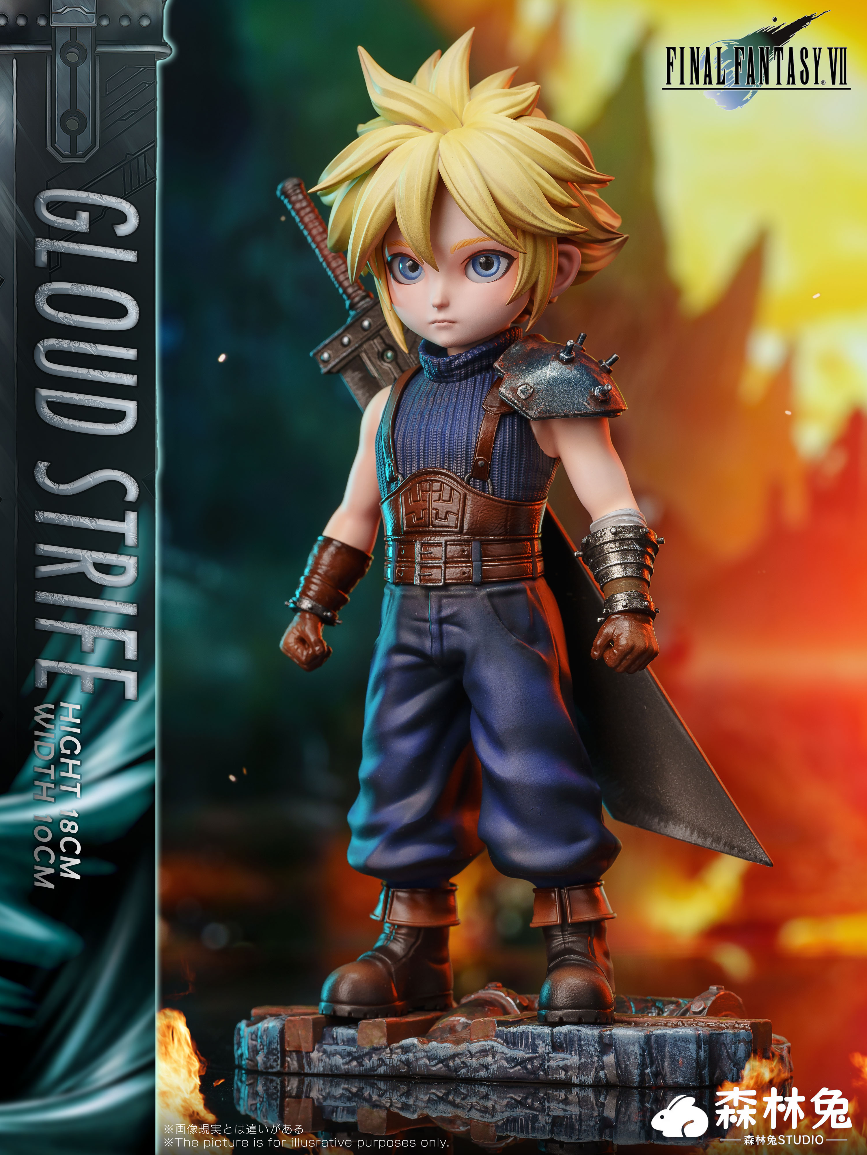 【In stock】Cloud-Final Fantasy-SenLinTu studio