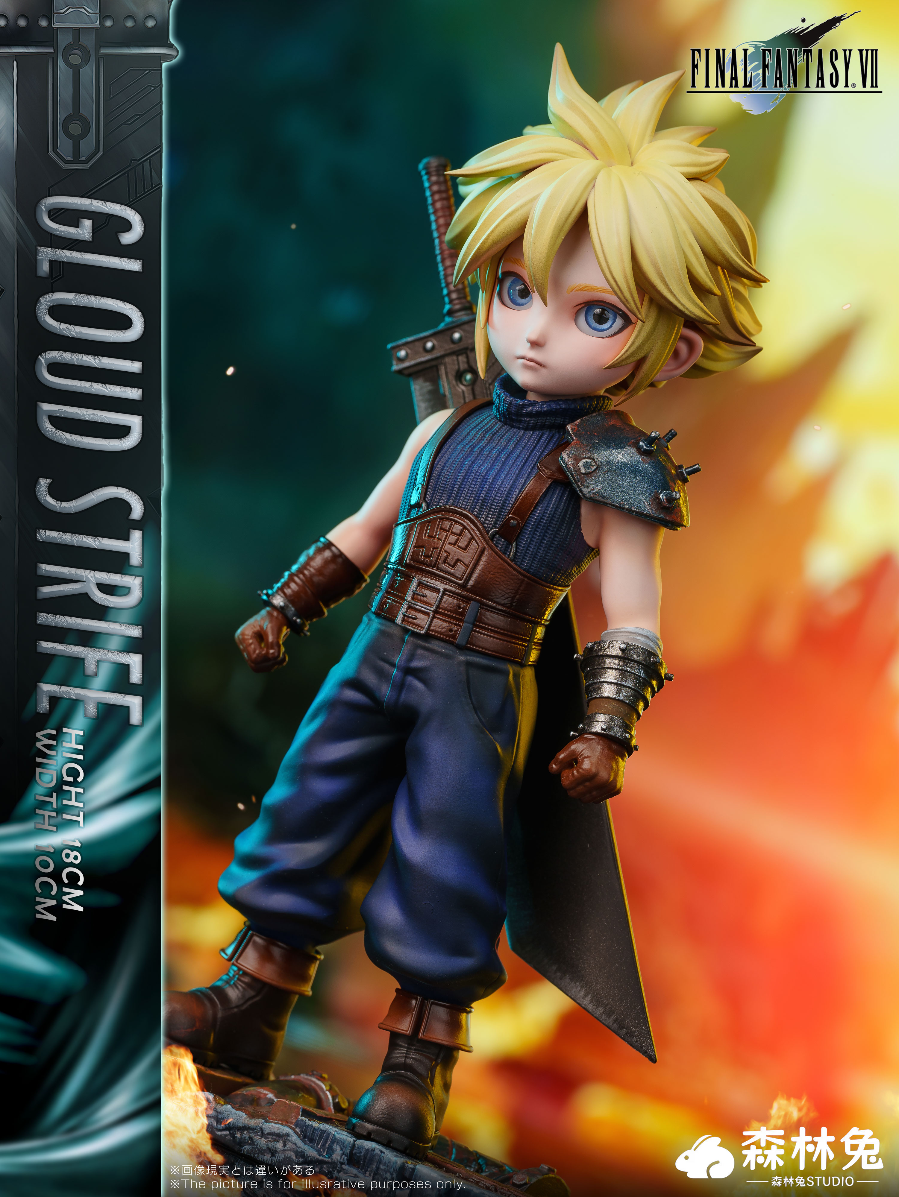 【In stock】Cloud-Final Fantasy-SenLinTu studio