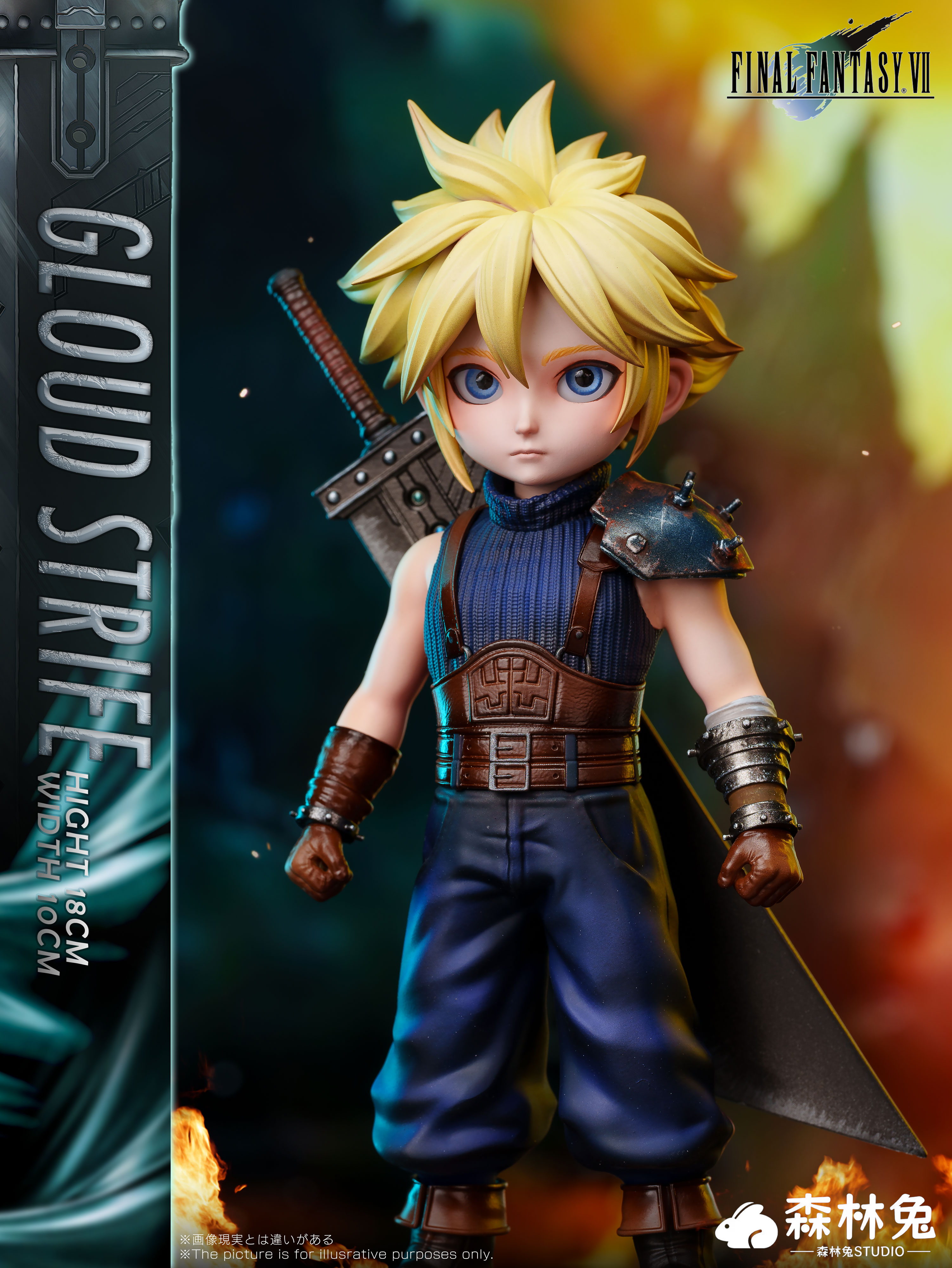 【In stock】Cloud-Final Fantasy-SenLinTu studio