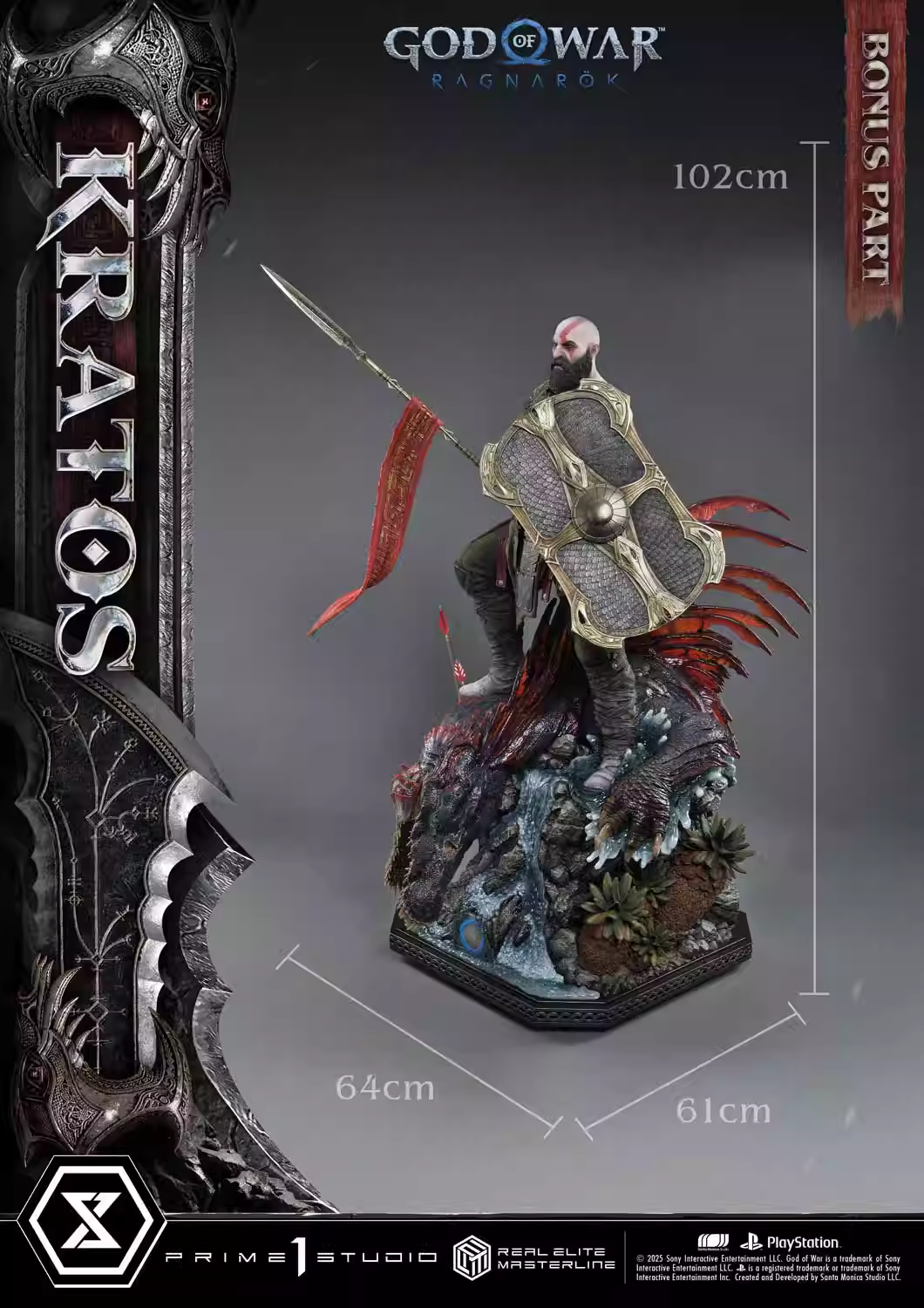 【Pre-sale】1/3 Scale Kratos-God of War-Prime 1 Studio