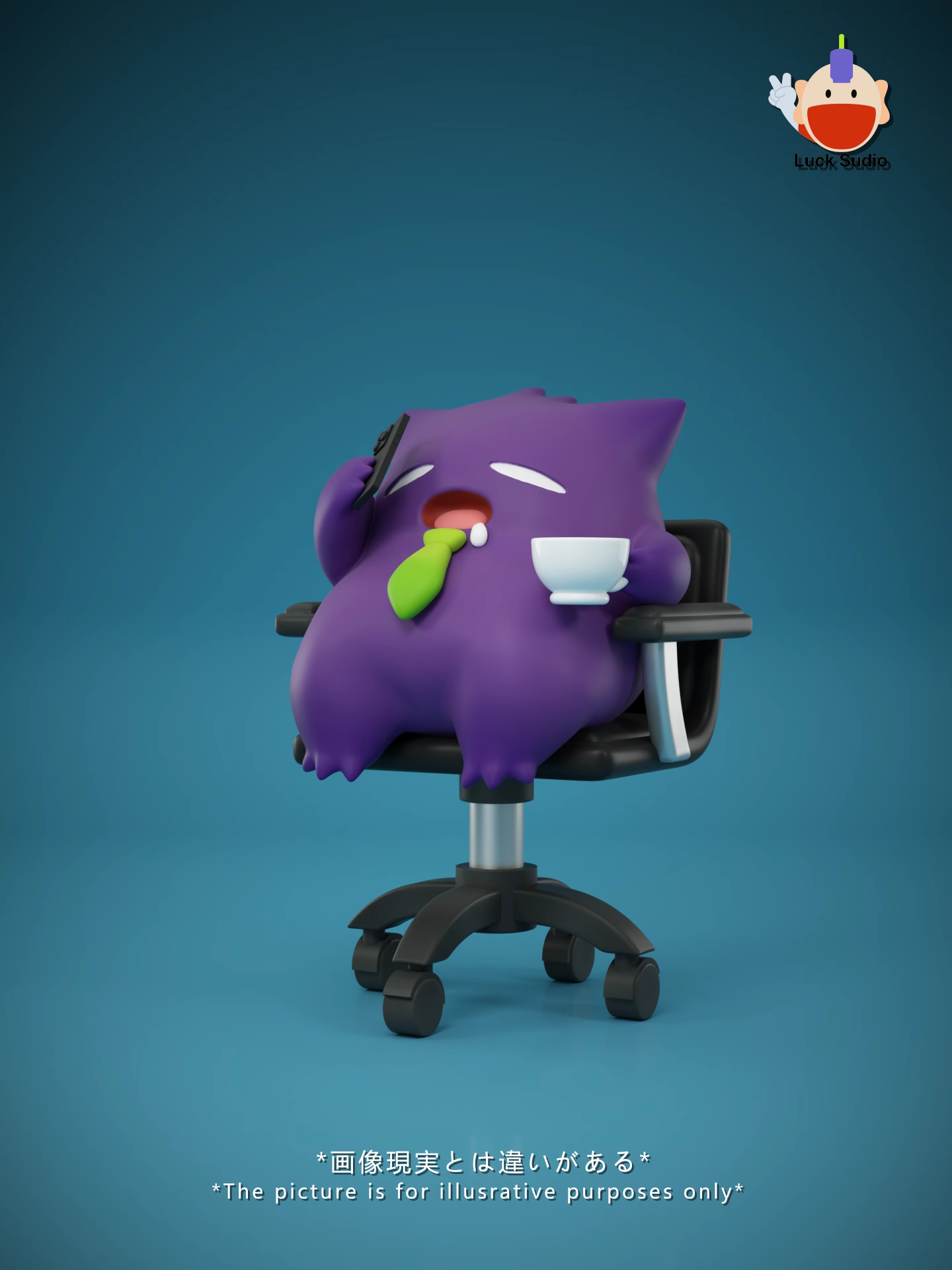 【In stock】Tired Working Gengar-Pokemon-BBD Studio & Luck Studio