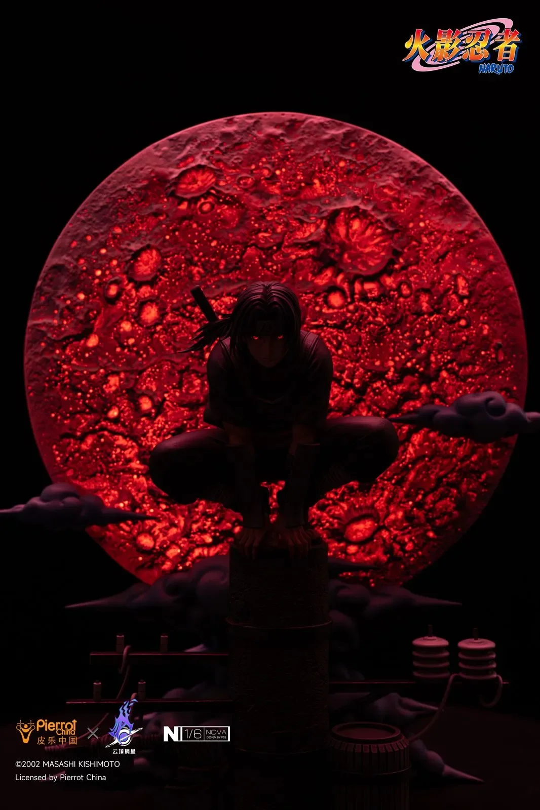【Sold out】1/6 Scale Nova Series Licensed Anbu Itachi Uchiha with LED-Pickstar Studio