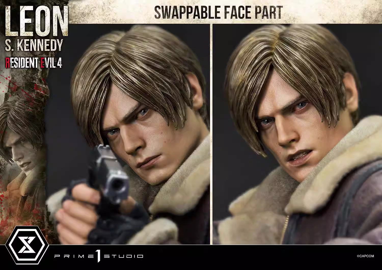 【Pre-sale】1/4 Scale Leon·Scott VS Mania-Resident Evil-Prime 1 Studio