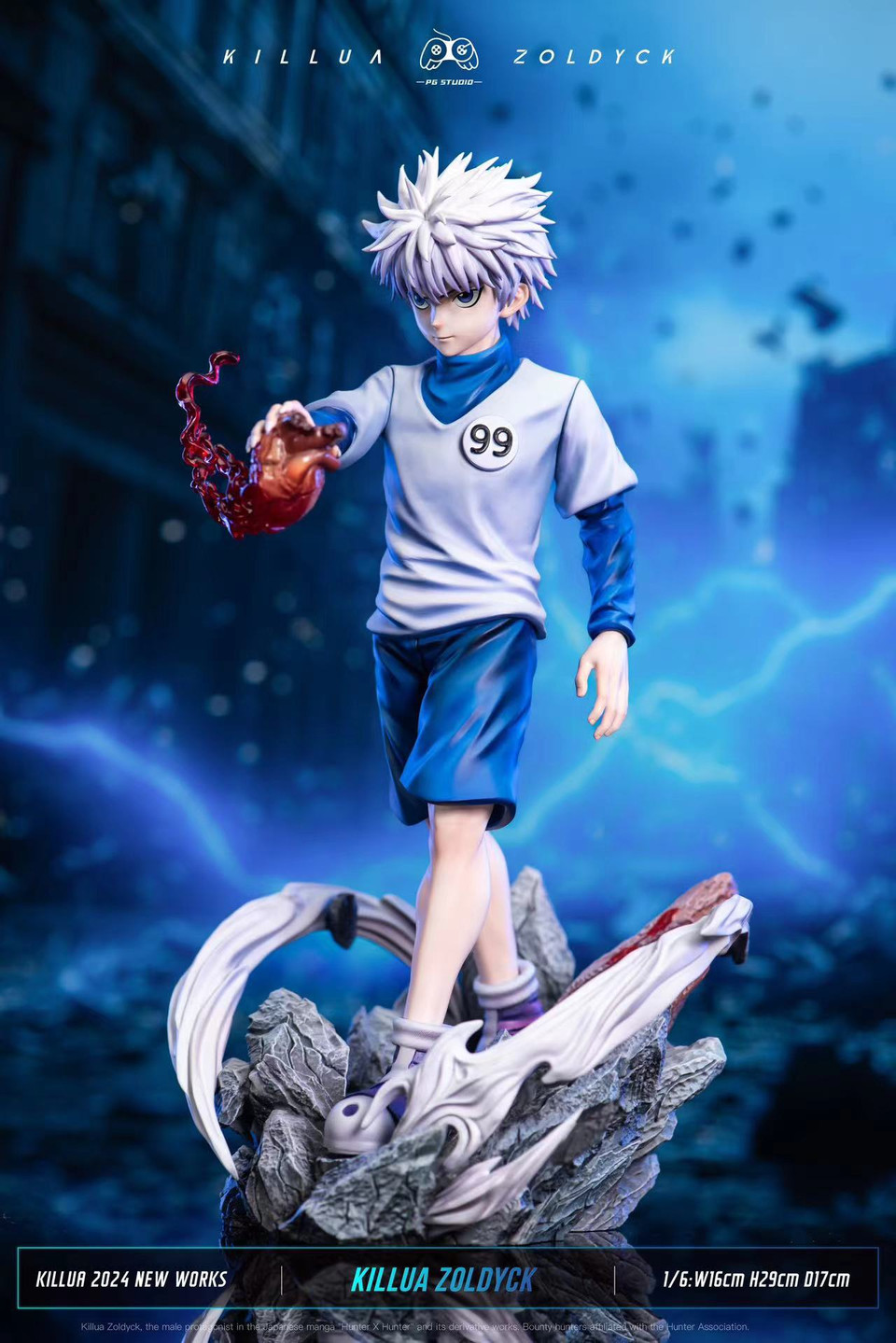【Sold out】1/6 Scale Killua Zoldyck with Heart-HUNTER X HUNTER-PG Studio