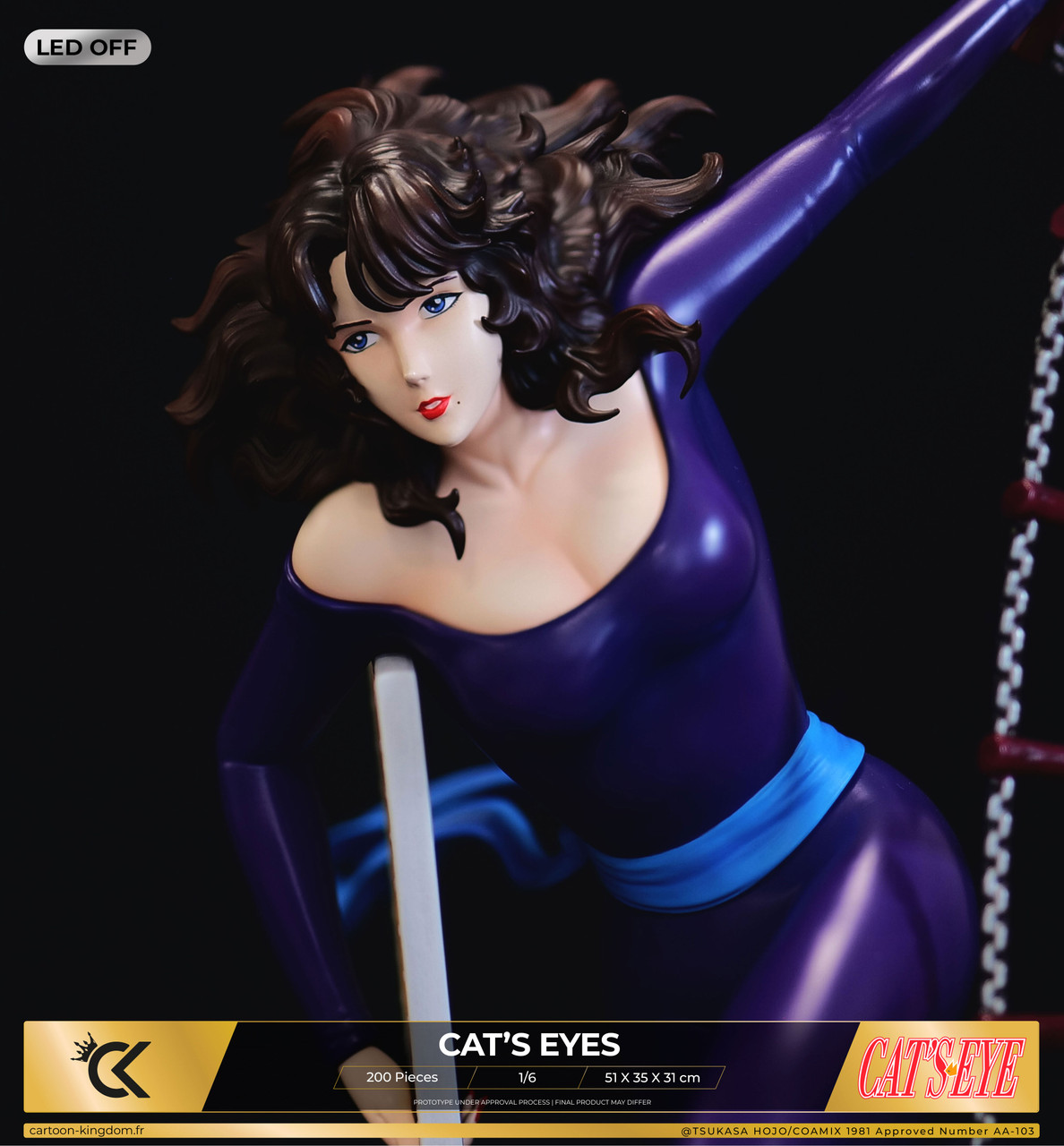 【Pre-sale】1/6 Scale Cat's eyes Kisugi Rui & Kisugi Hitomi & Kisugi Ai-Cat's Eye-Cartoon Kingdom Studio