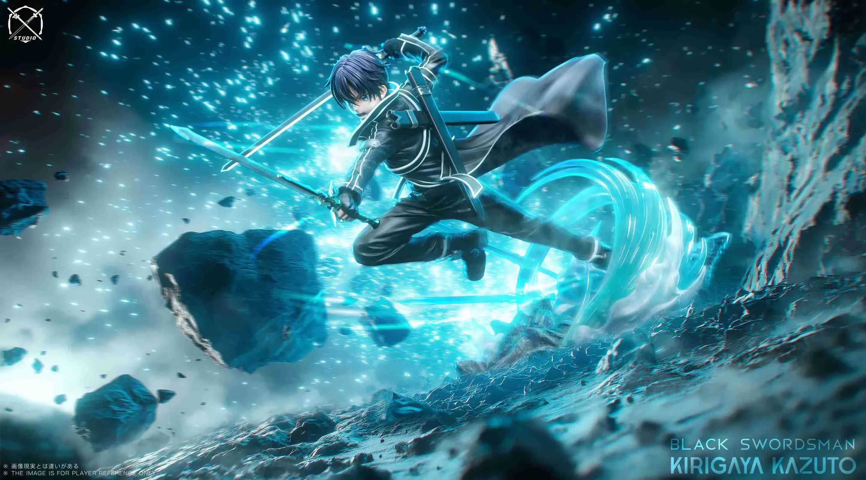 【Pre-sale】1/6 Scale Black Swordsman Kirito/ Kirigaya Kazuto-Sword Art Online-X Studio