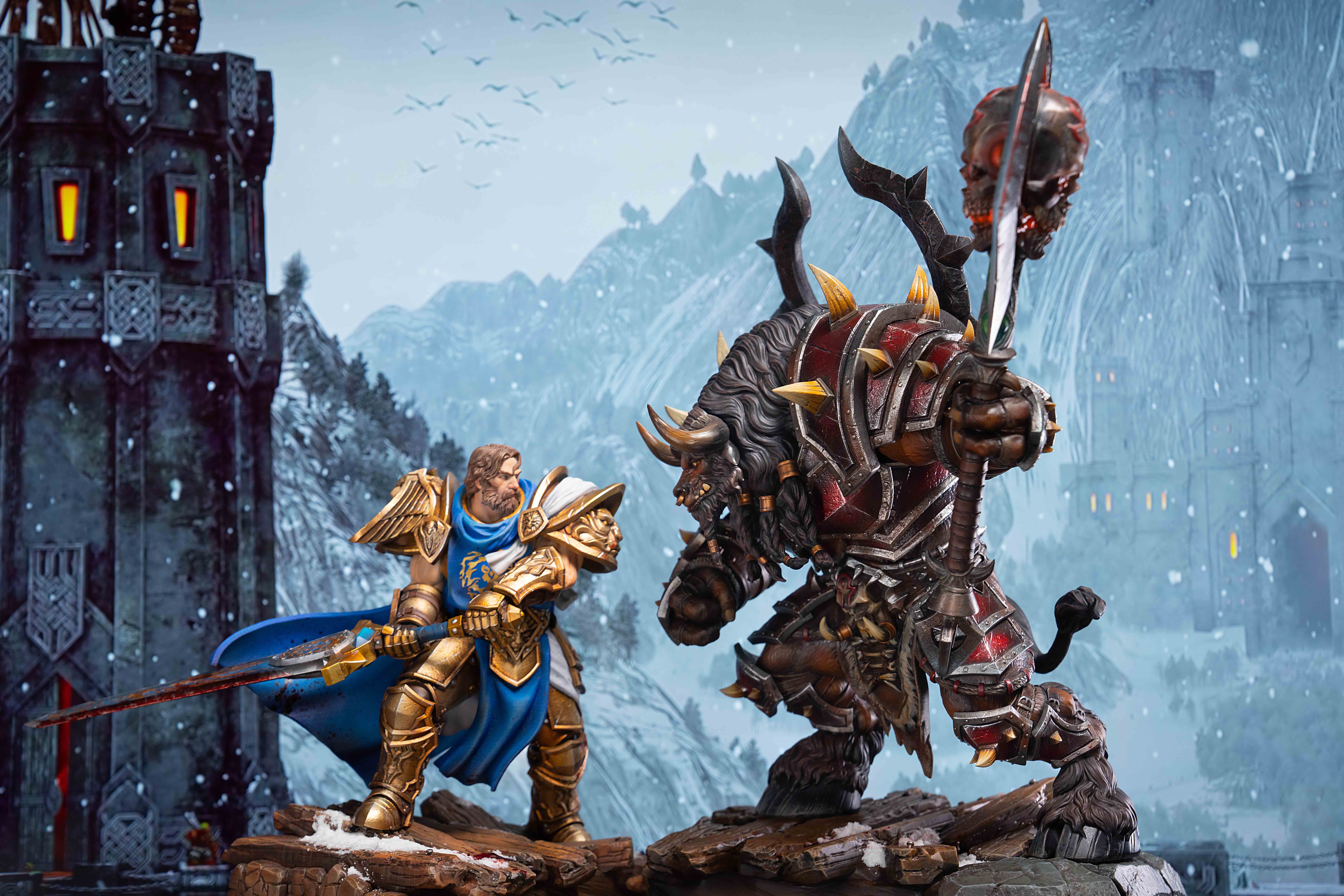 【Sold out】1/8 Scale 001 Human Marshal VS Tauren Commander-Other Series-ChaoLu Studio